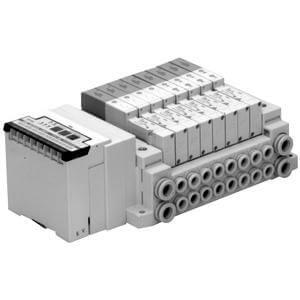 SS5V2-10S3, 2000 Series, Tie Rod Base Manifold, Dedicated Output Serial Wiring (for EX120)