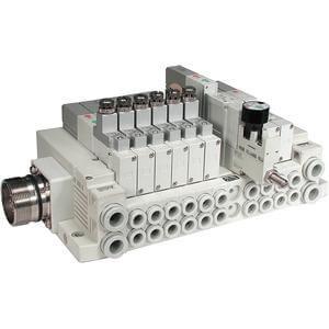 SS5V2-W16C, 2000 Series, Cassette Base Manifold, Circular Connector