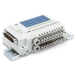SS5J1, Plug-in Connector Manifold, D-Sub Connector/Flat Ribbon Cable