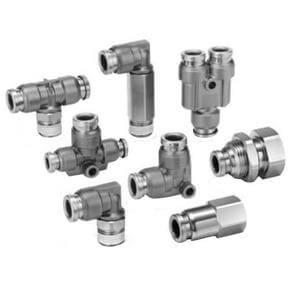 KQB2, Metal One-touch Fittings, Metric Size (M, R, Rc Threads)