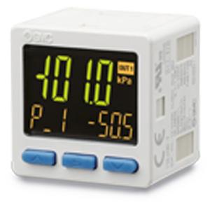 25A-ZSE20B(F), Digital Vacuum Sensor, 3 Screen 2 Output with Analog, Secondary Battery