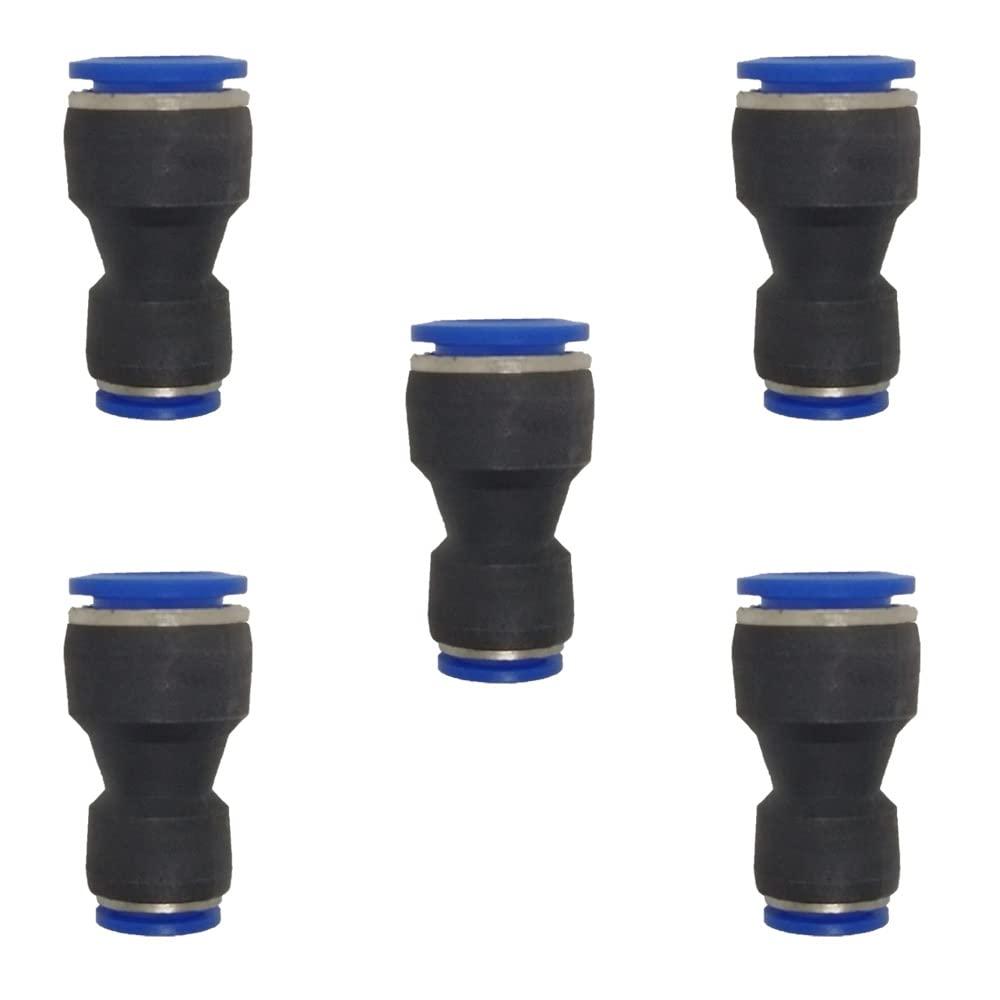 zjxed 16mm OD x 10mm OD Pneumatic quick Connector Push to Connect fittings Straight reducer