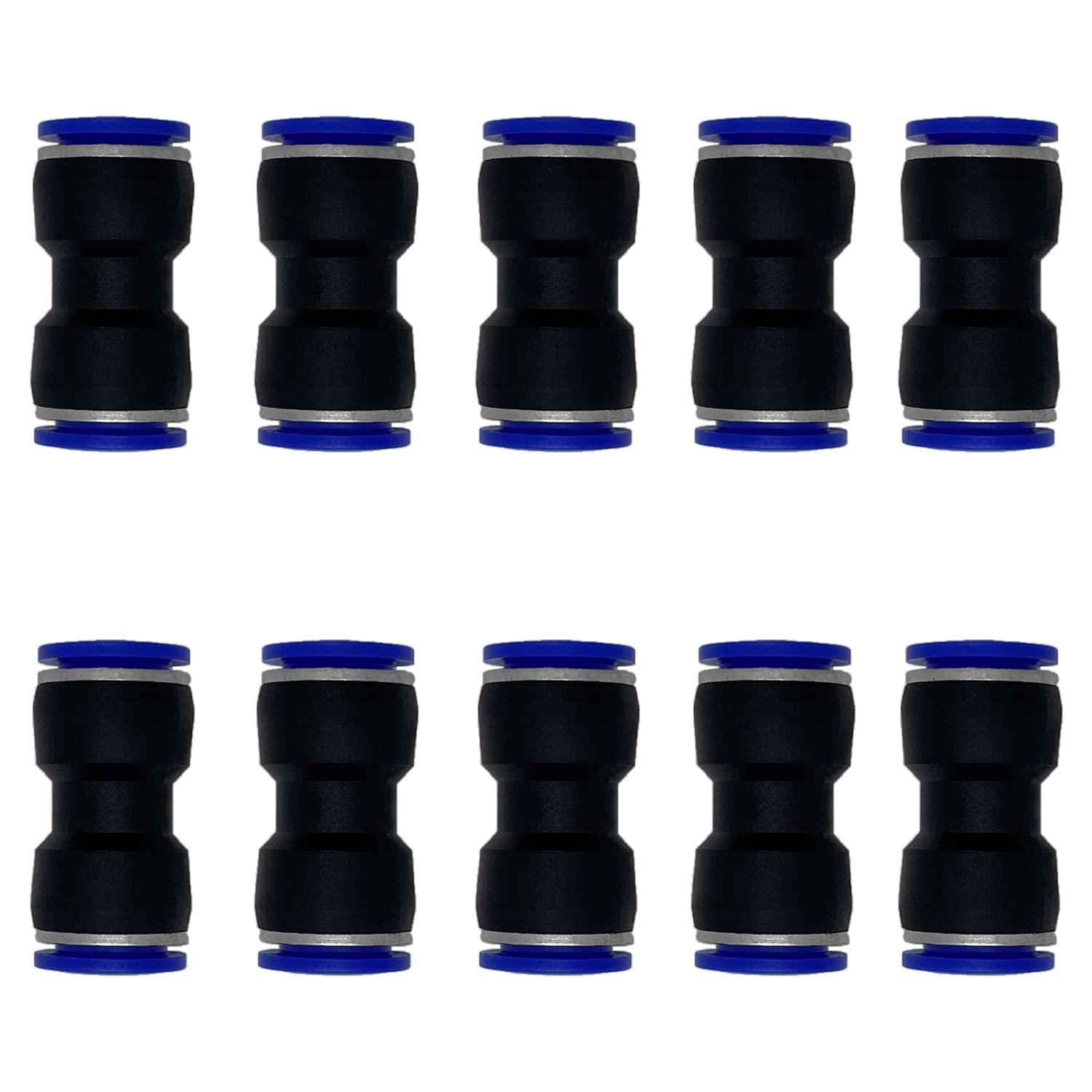 zjxed 16mm(5/8 inch) OD x 16mm(5/8 inch) OD Pneumatic quick Connector Push to Connect fittings