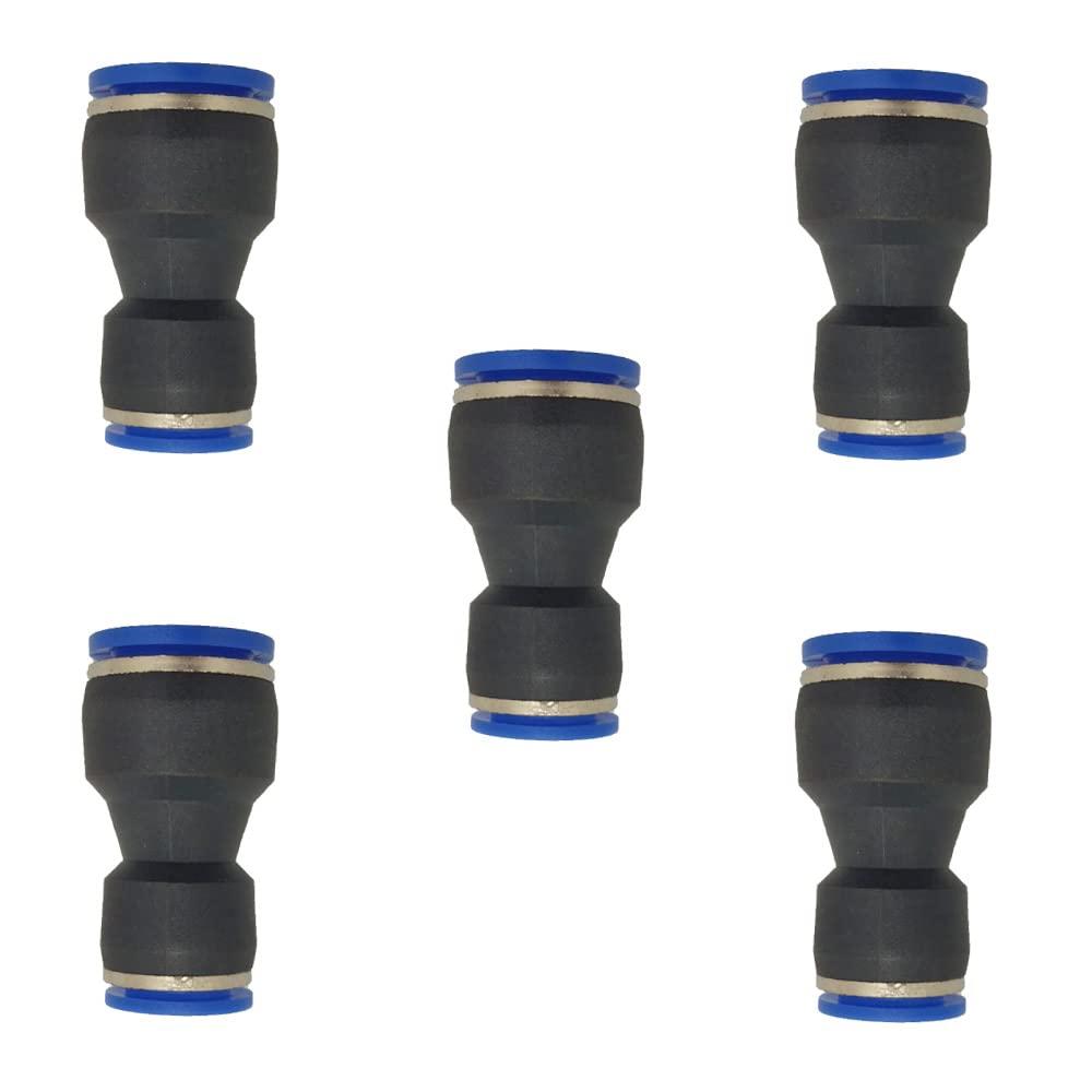 zjxed 14mm OD x 12mm OD Pneumatic quick Connector Push to Connect fittings Straight reducer