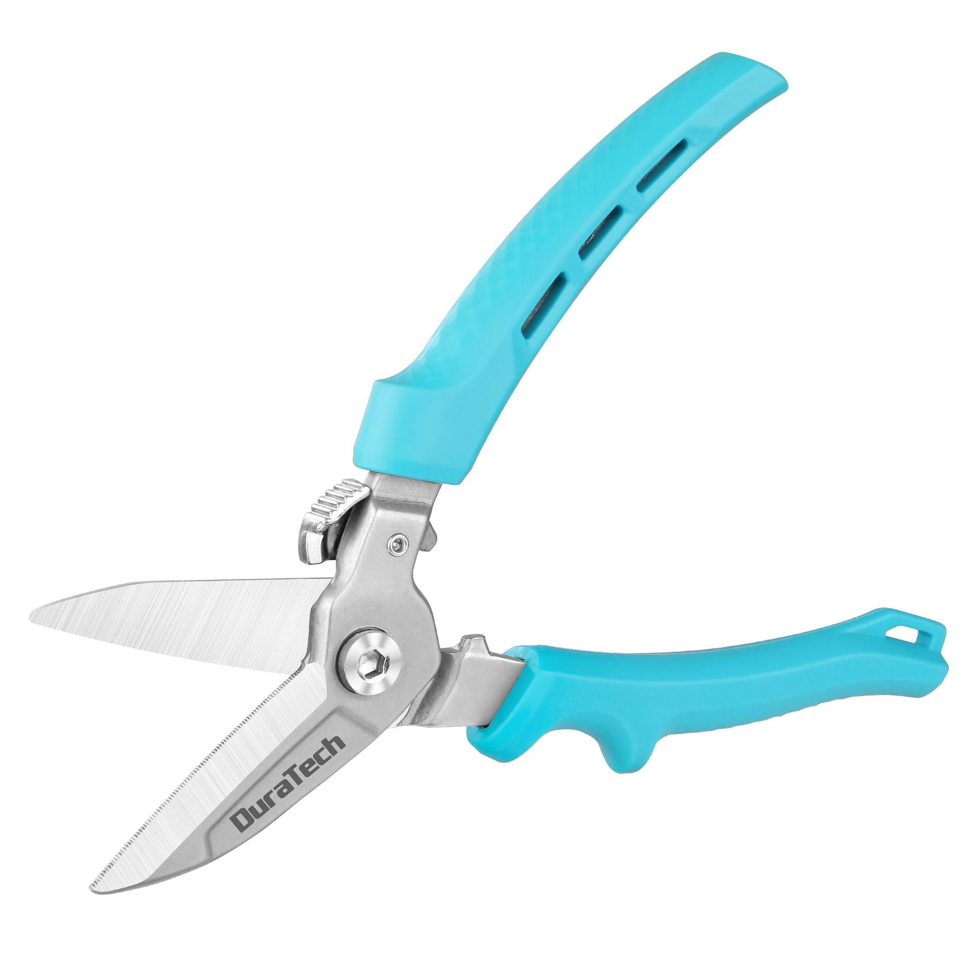 DURATECH 8 Inch Heavy Duty Scissors All Purpose, Industrial Scissors, Pruning Shears for