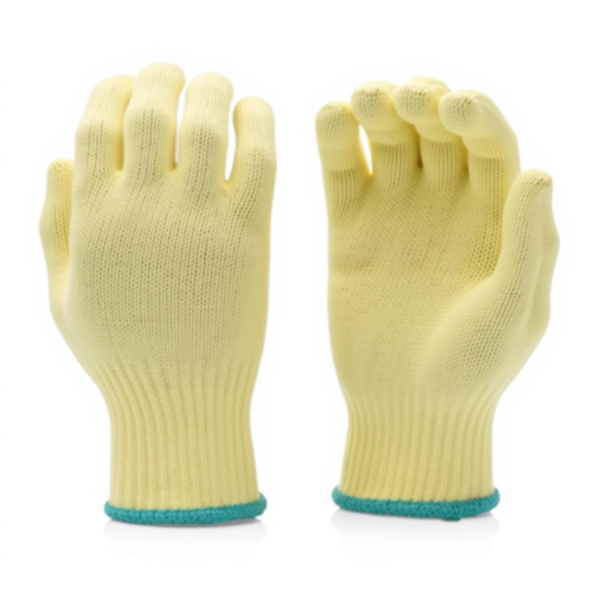G and F Products unisex adult cut resistant work gloves, Yellow, Large Pack of 1 US