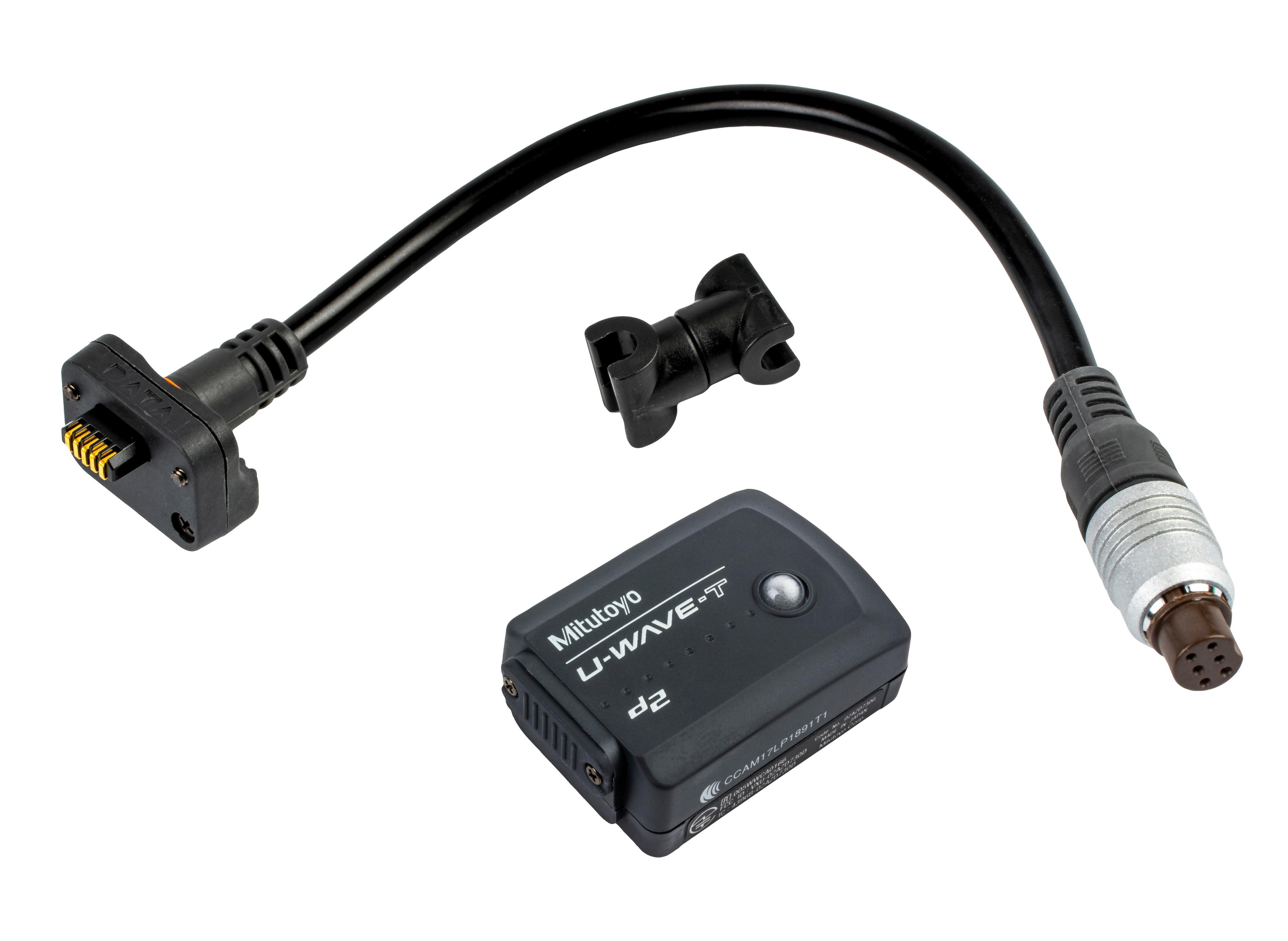 Mitutoyo, 02AZD730G-E, U-Wave transmitter w/ connecting cable (E) for quickmike