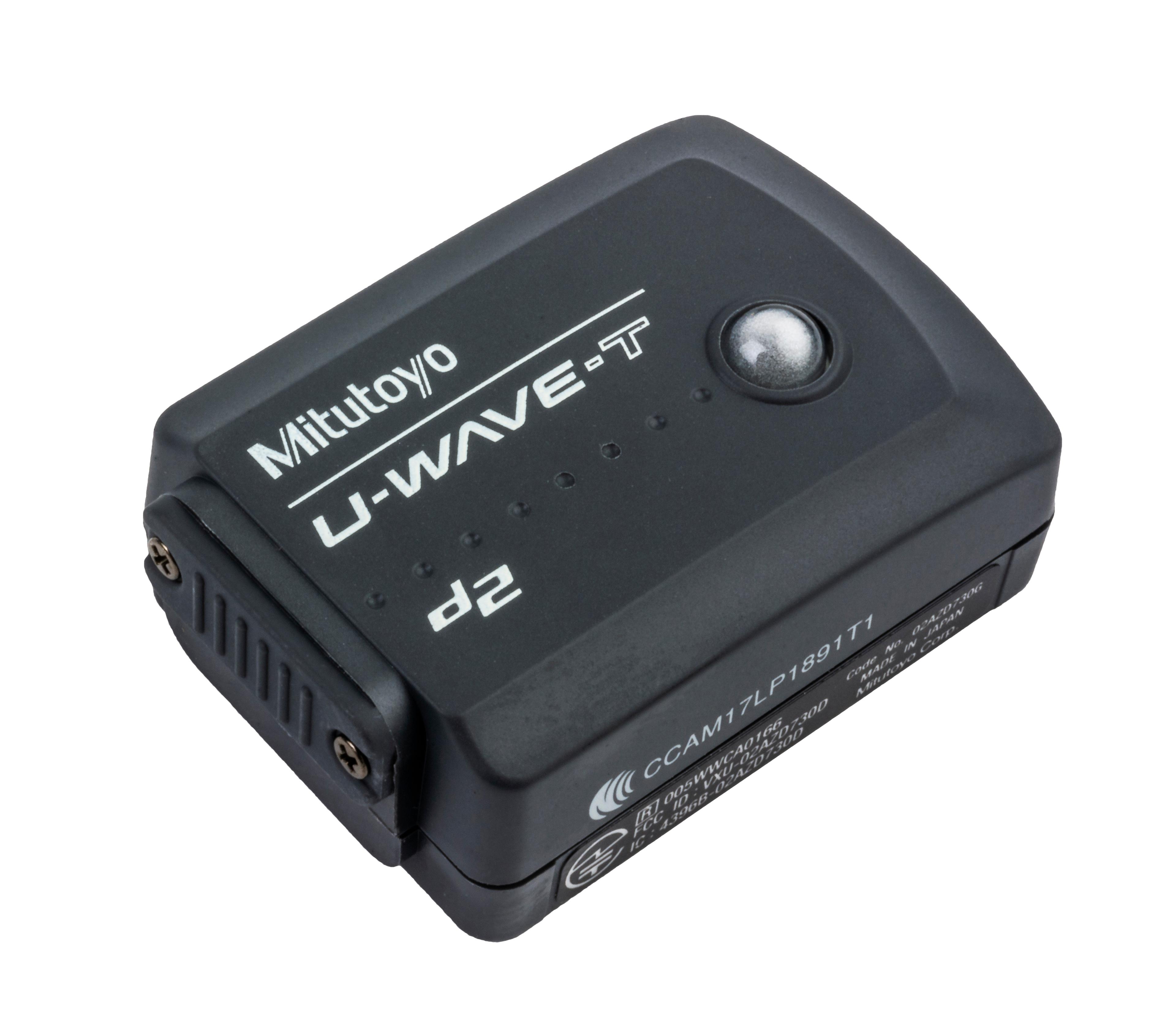 Mitutoyo, 02AZD730G, U-Wave-T, wireless data transmitter in U-WAVE wireless data system, IP67
