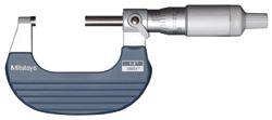 Mitutoyo, 102-718, 1-2 In,  .0001 In Mechanical Outside Micrometer, Smooth Action, Ratchet Thimble, With Standard