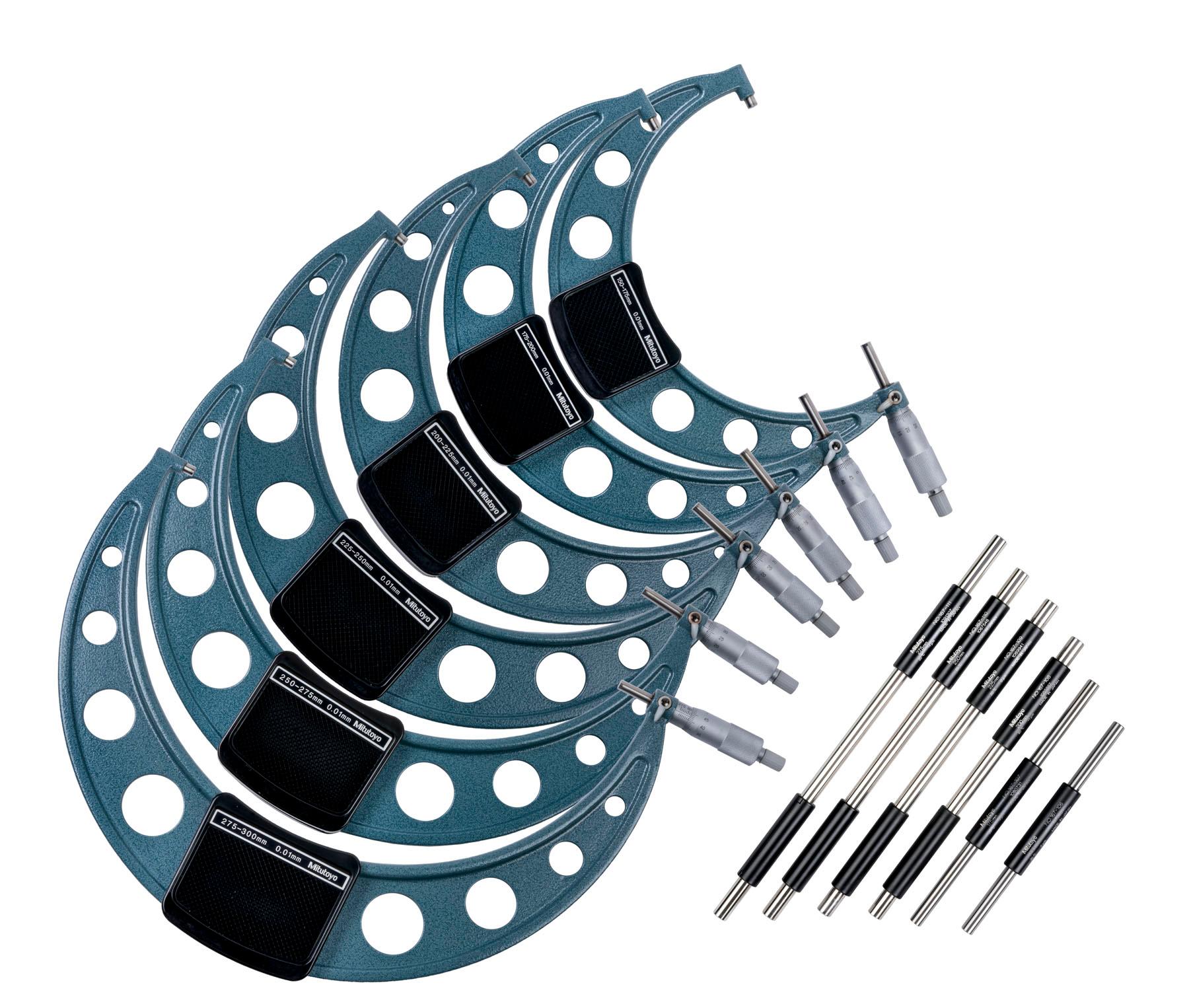 Mitutoyo, 103-915-10, 6 PCS OUTSIDE MICROMETER SET