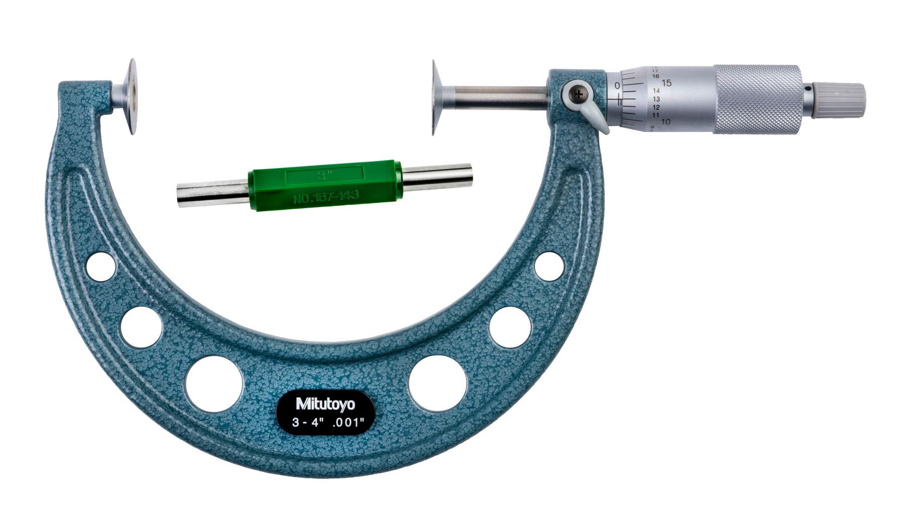 Mitutoyo, 123-128, 3-4/.001" DISC MIC