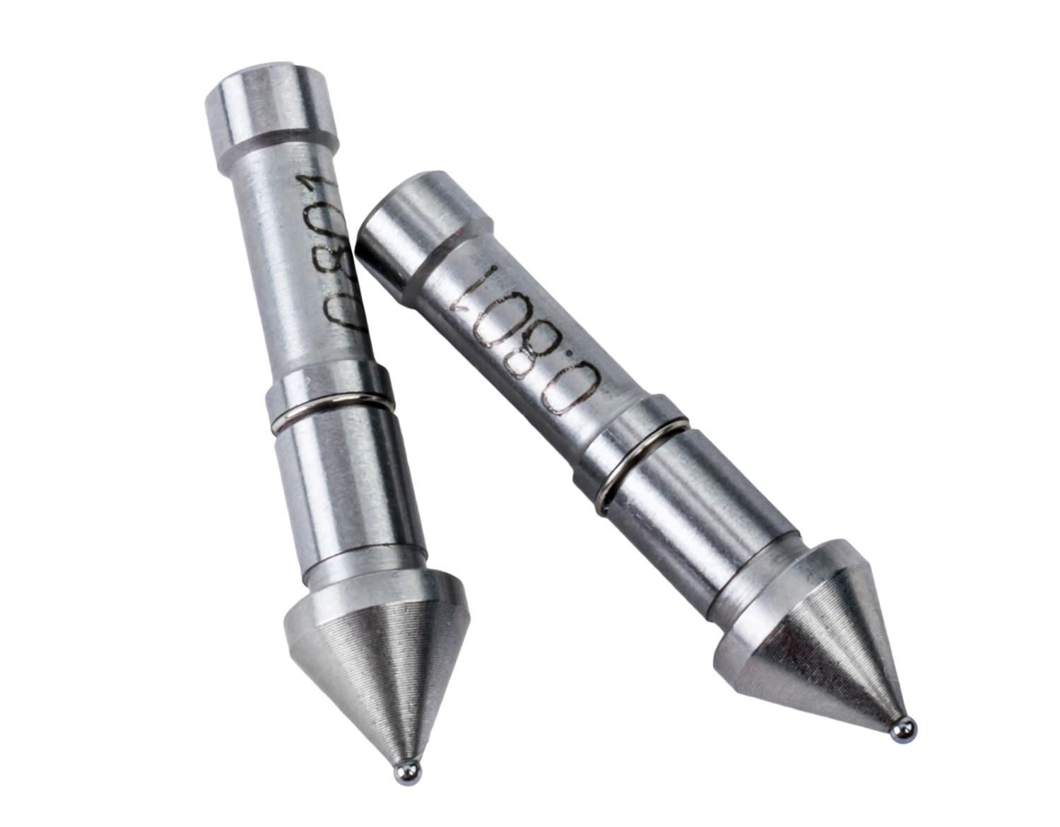 Mitutoyo, 124-801, 0.8mm diam ball anvil for gear tooth micrometer, 0.5-0.55 gear module, diametral pitch 50