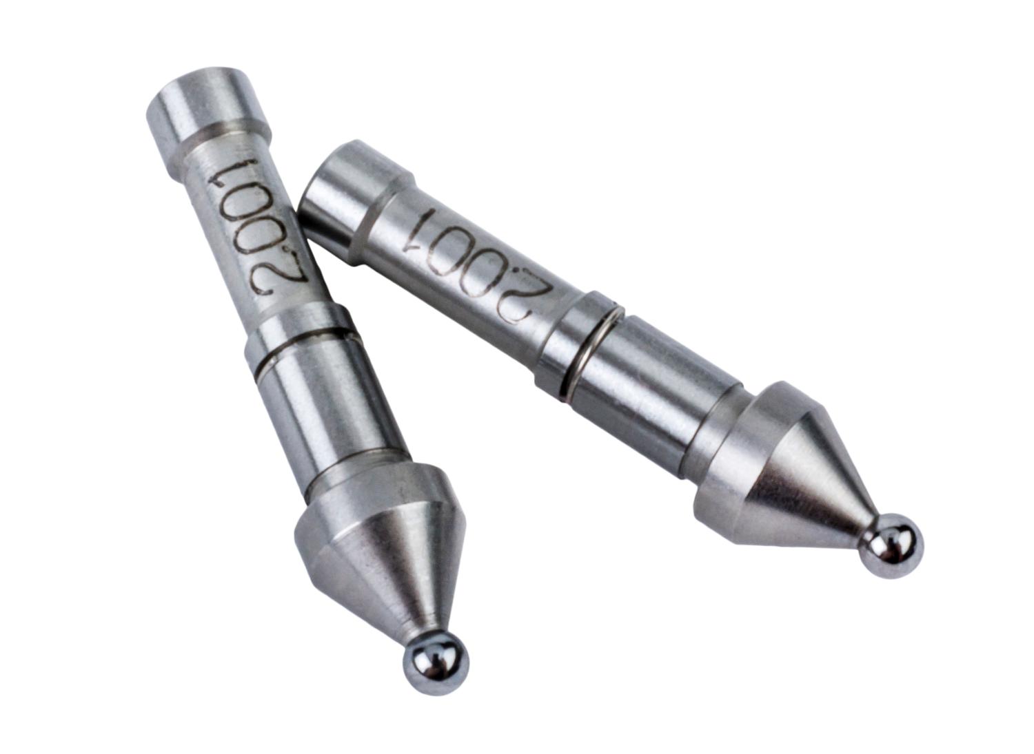 Mitutoyo, 124-805, 2mm diam ball anvil for gear tooth micrometer, 1.25 gear module, diametral pitch 22