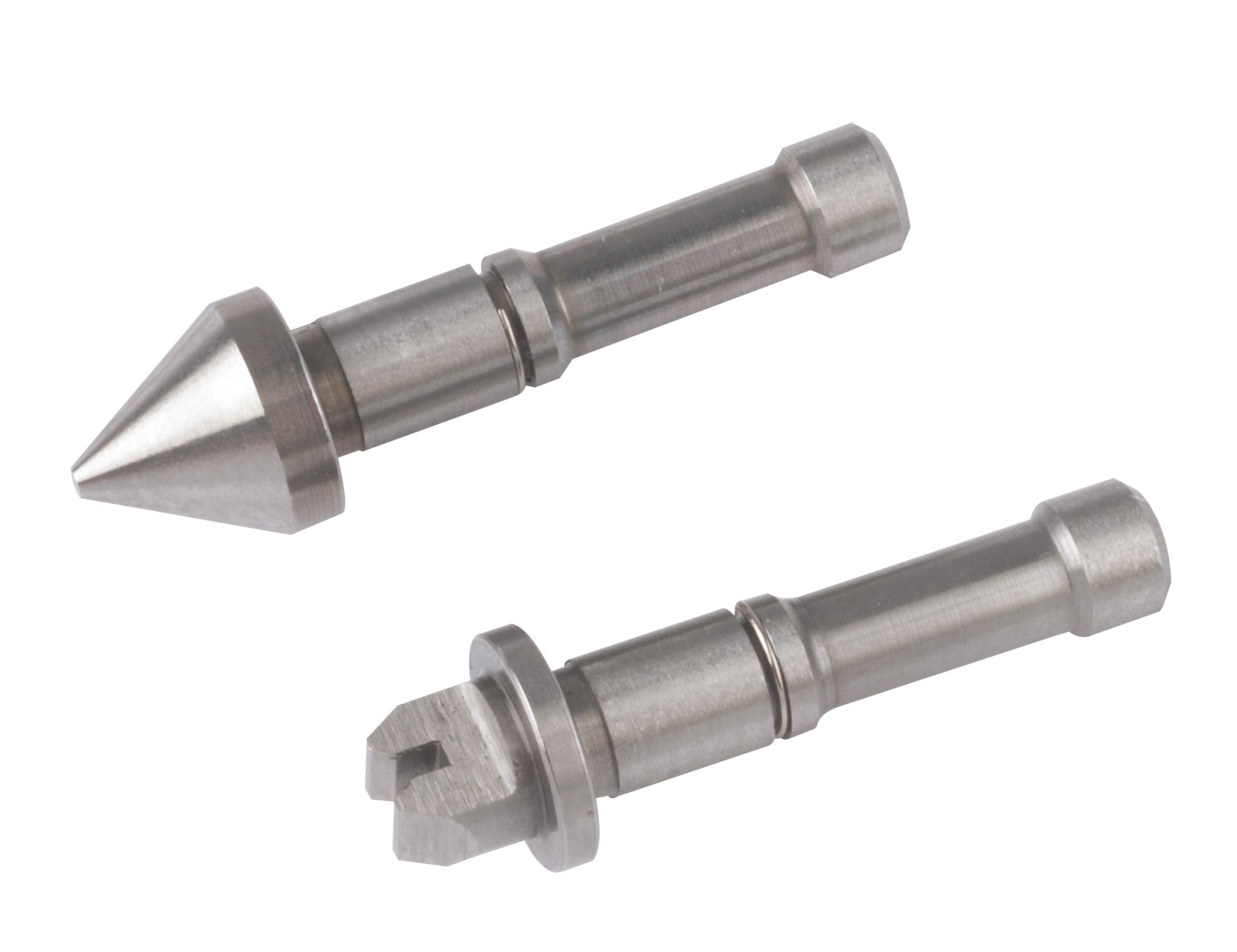 Mitutoyo, 126-806, Screw Thread Micrometer Anvil/Spindle, V-Anvil And Conical Spindle, 4.5-3.5TPI/5.5-7mm