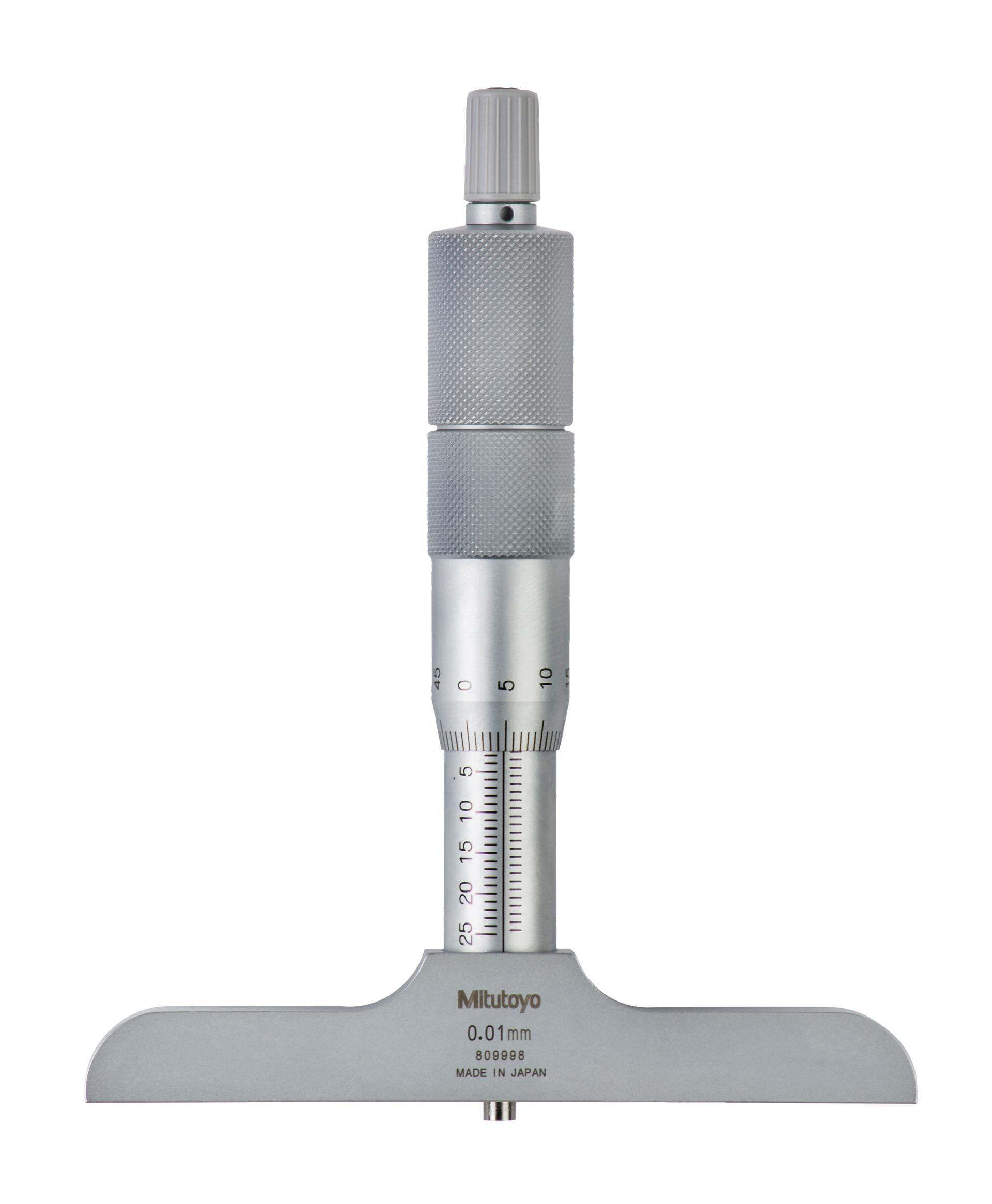 Mitutoyo, 129-115, 0-100/.01MM DEPTH MIC B-100