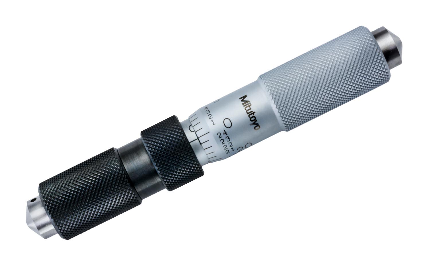 Mitutoyo, 139-006, Extension-pipe type Micrometer head only. 4-5 inches range. 1 In travel of micrometer head. For tubular inside micrometer