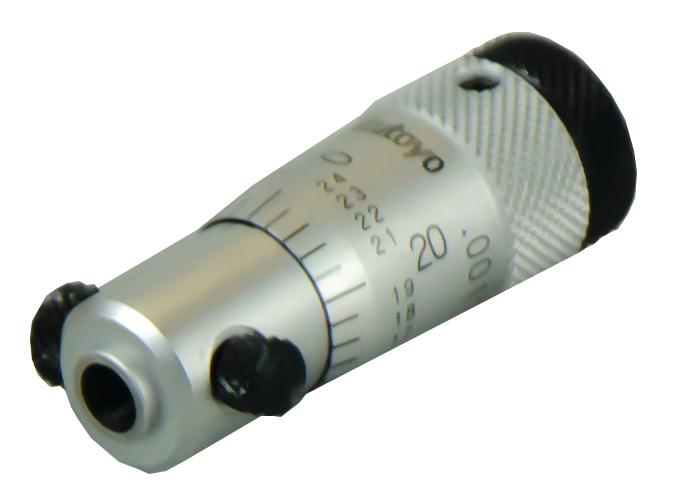 Mitutoyo, 141-026, Micrometer Head only for Mechanical Extension Rod Type Inside Micrometer 2-2.5 In, .5 Inch travel of micrometer head