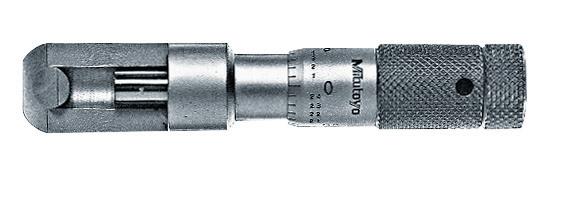 Mitutoyo, 147-201, 0-.5 In, .001 In, Mechanical Can Seam Micrometer. 0-.5 In, .001 In. For sprayer cans