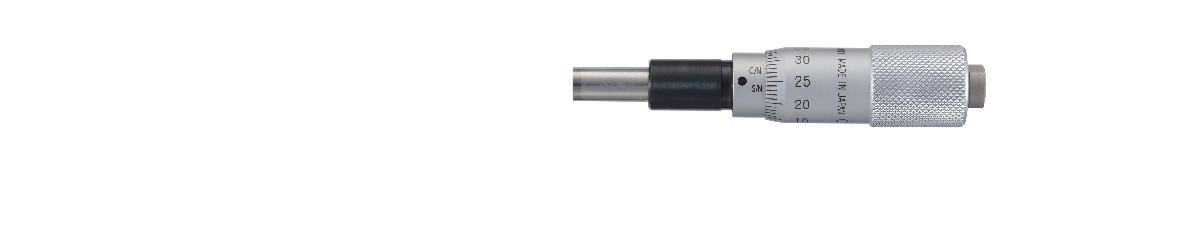 Mitutoyo, 149-132-10, Micrometer Head, 0-15mm, 0.01mm, Plain Stem