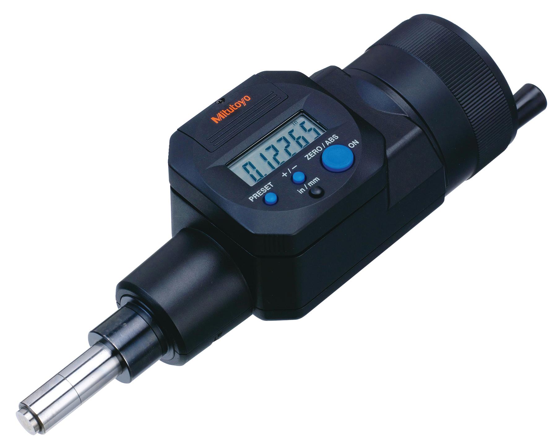 Mitutoyo, 164-164, 2 In/50.8mm, .0005 In/0.01mm, Digimatic Micrometer Head, With SPC Data Output, 330 Degree Rotating Face