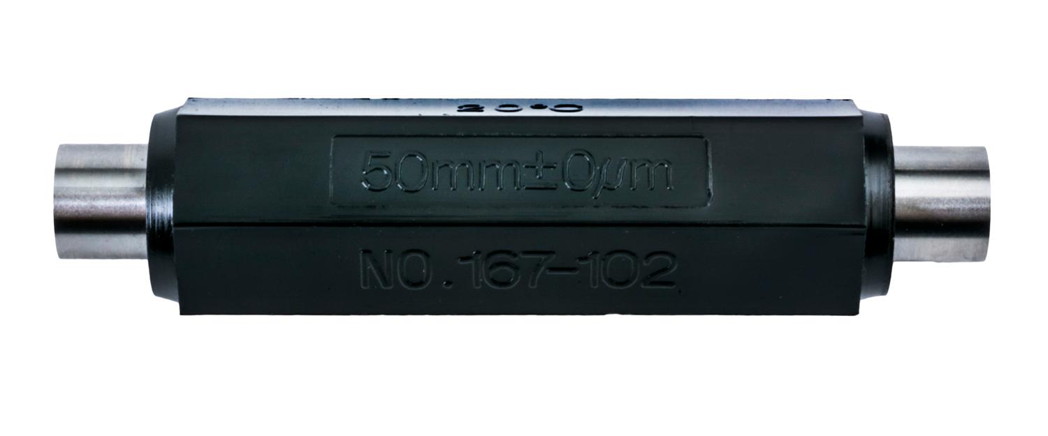 Mitutoyo, 167-102, Standard Micrometer, 50mm length, 6.35mm diameter, +/-2.0um accuracy
