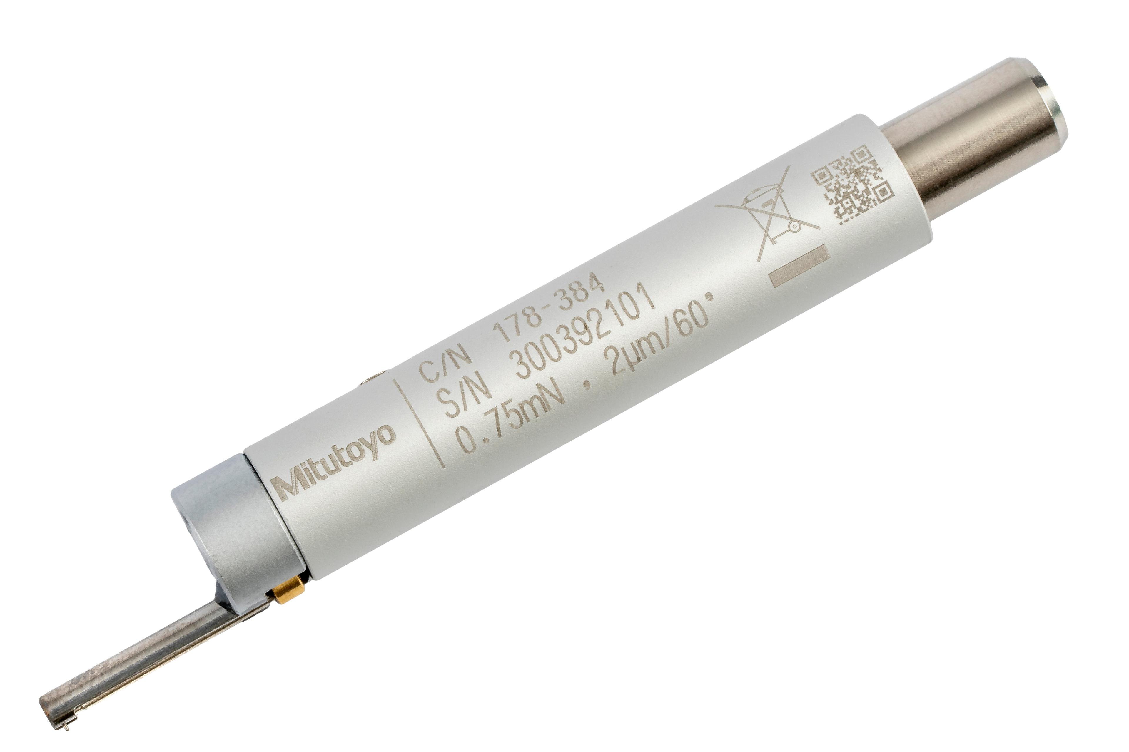 Mitutoyo, 178-384, Surftest SJ-210 / SJ-310 optional accessory, extra small hole detector (low measuring force), .75mN measuring force, 2umR/60 Tip radius stylus profiles
