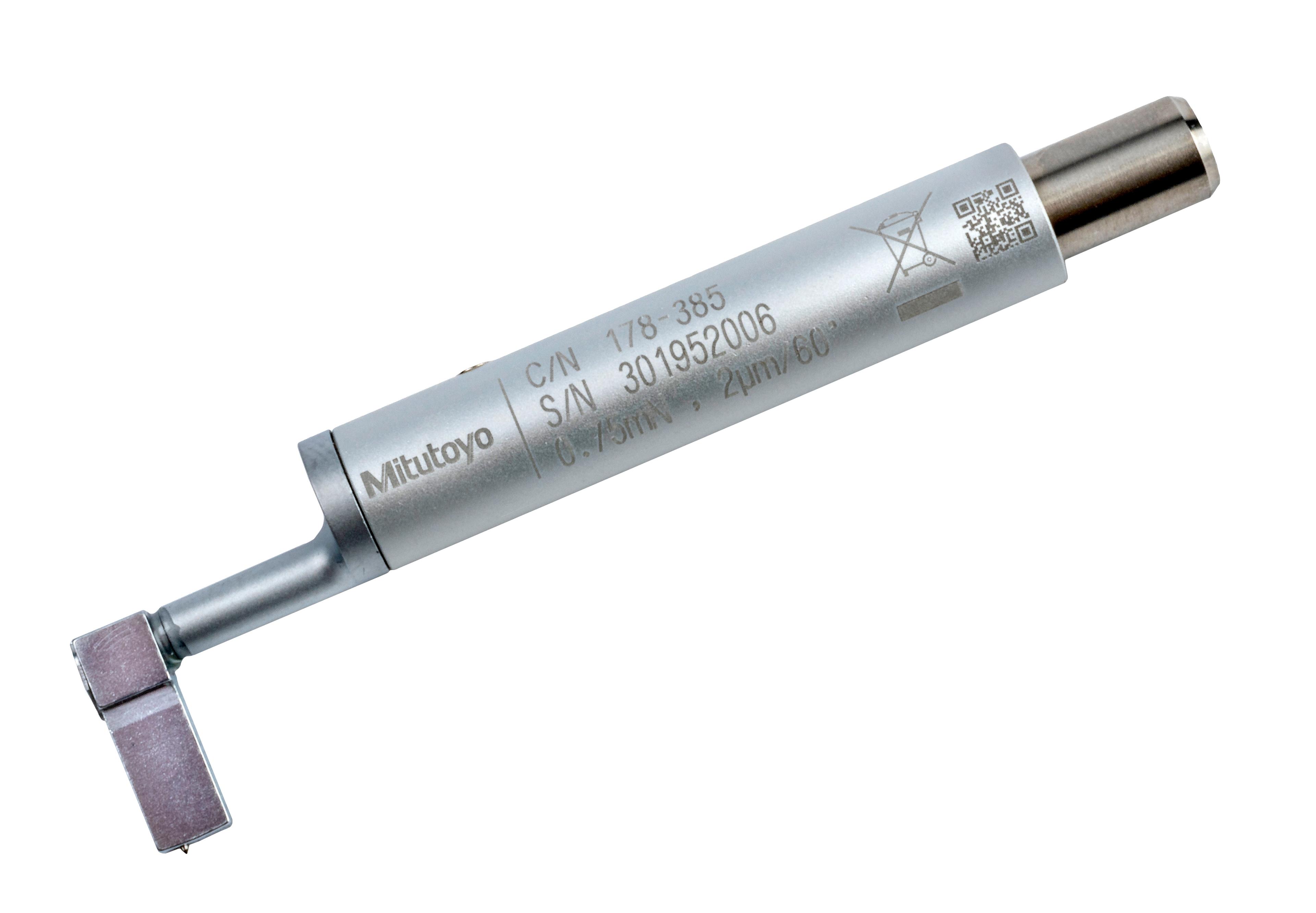 Mitutoyo, 178-385, Surftest SJ-210 / SJ-310 optional accessory, deep groove detector, .75mN measuring force, 2umR/60 Tip radius stylus profiles