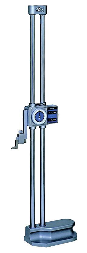 Mitutoyo, 192-152, 0-24 In, .001 In, Dial Height Gage, With Dual Digit Counters, With Carbide Tipped Scriber