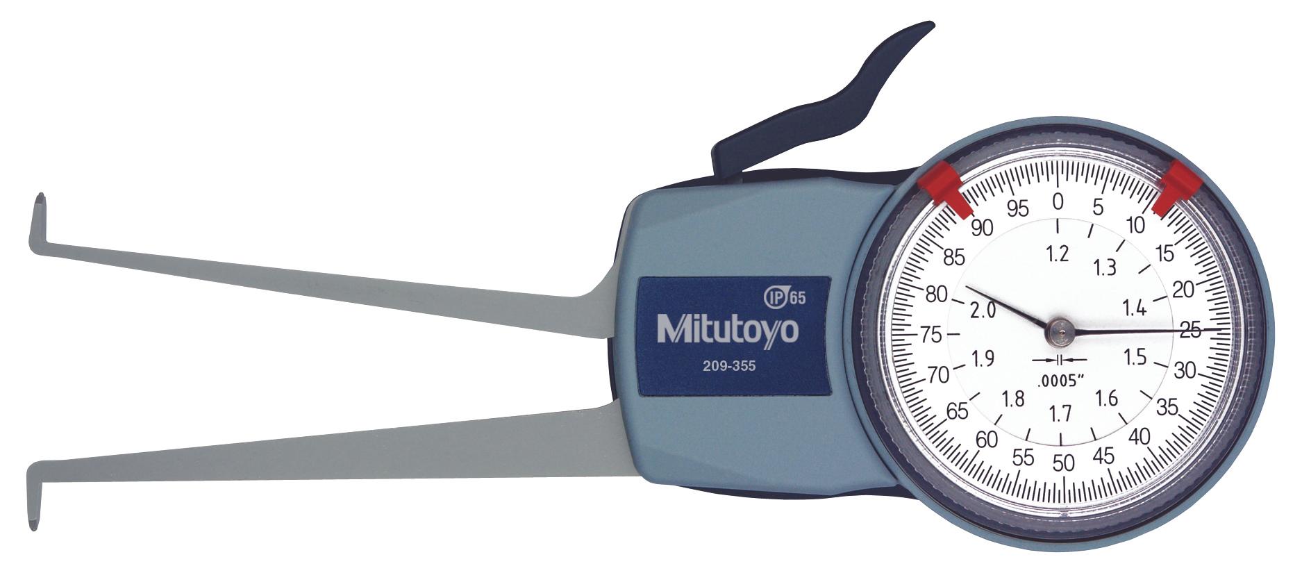Mitutoyo, 209-355, DIAL CALIPER GAGE,  CGGI 1.2-2 In