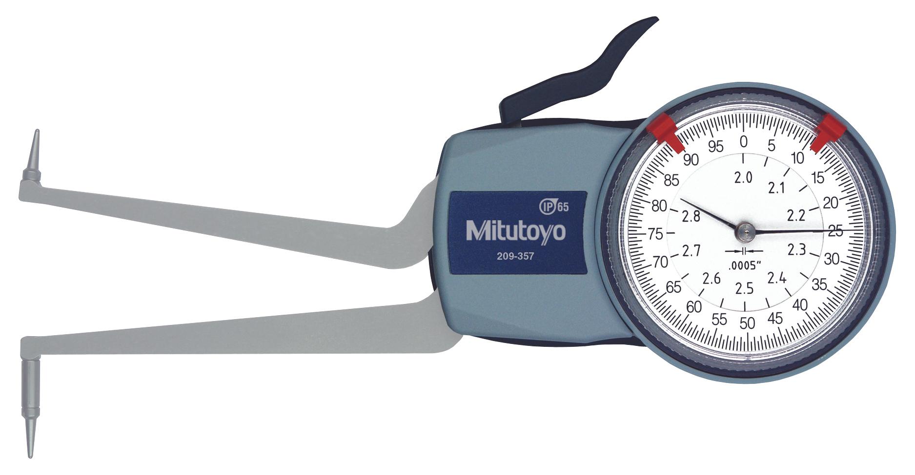 Mitutoyo, 209-357, DIAL CALIPER GAGE 2.0-2.8 In