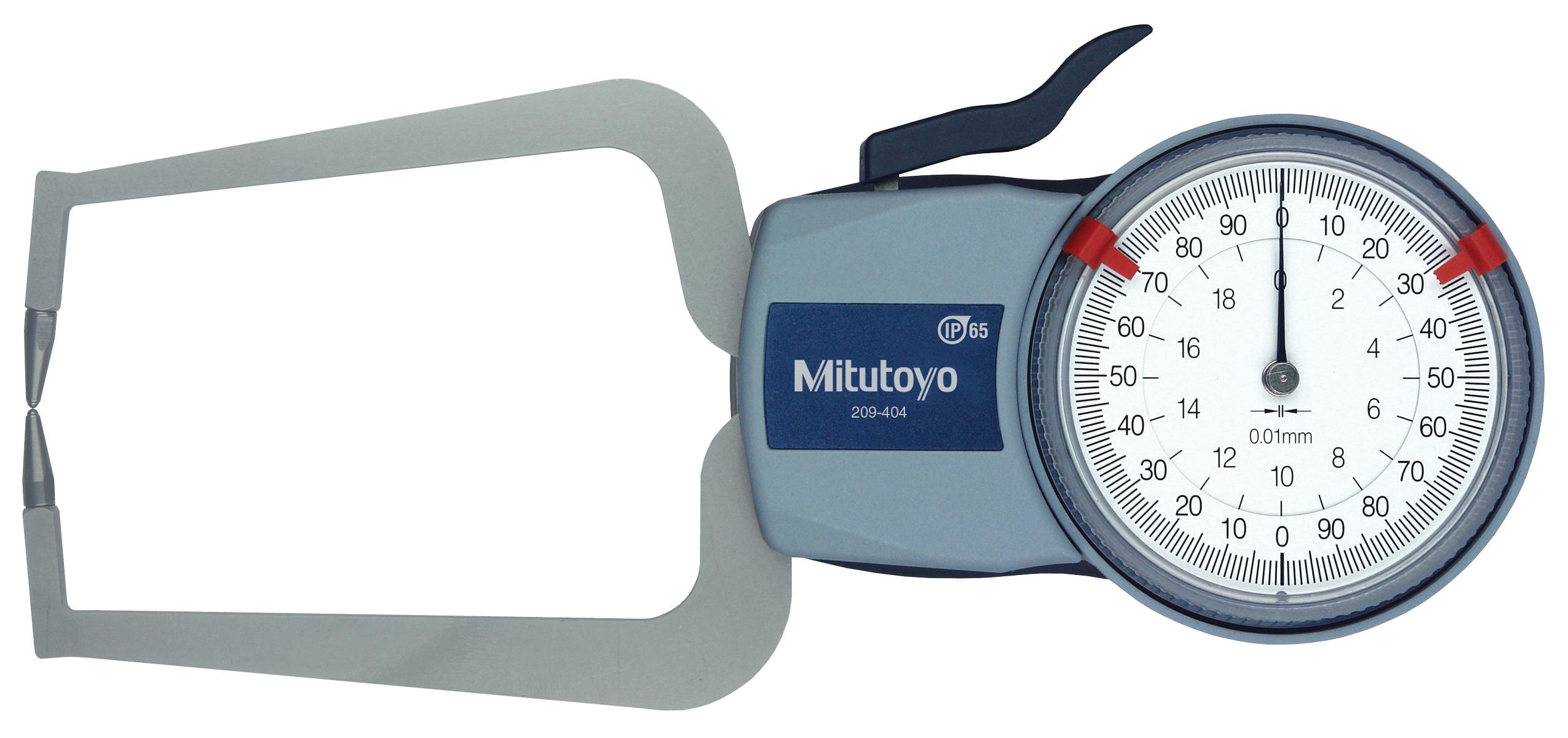 Mitutoyo, 209-404, DIAL CALIPER GAGE, CGGO 20MM