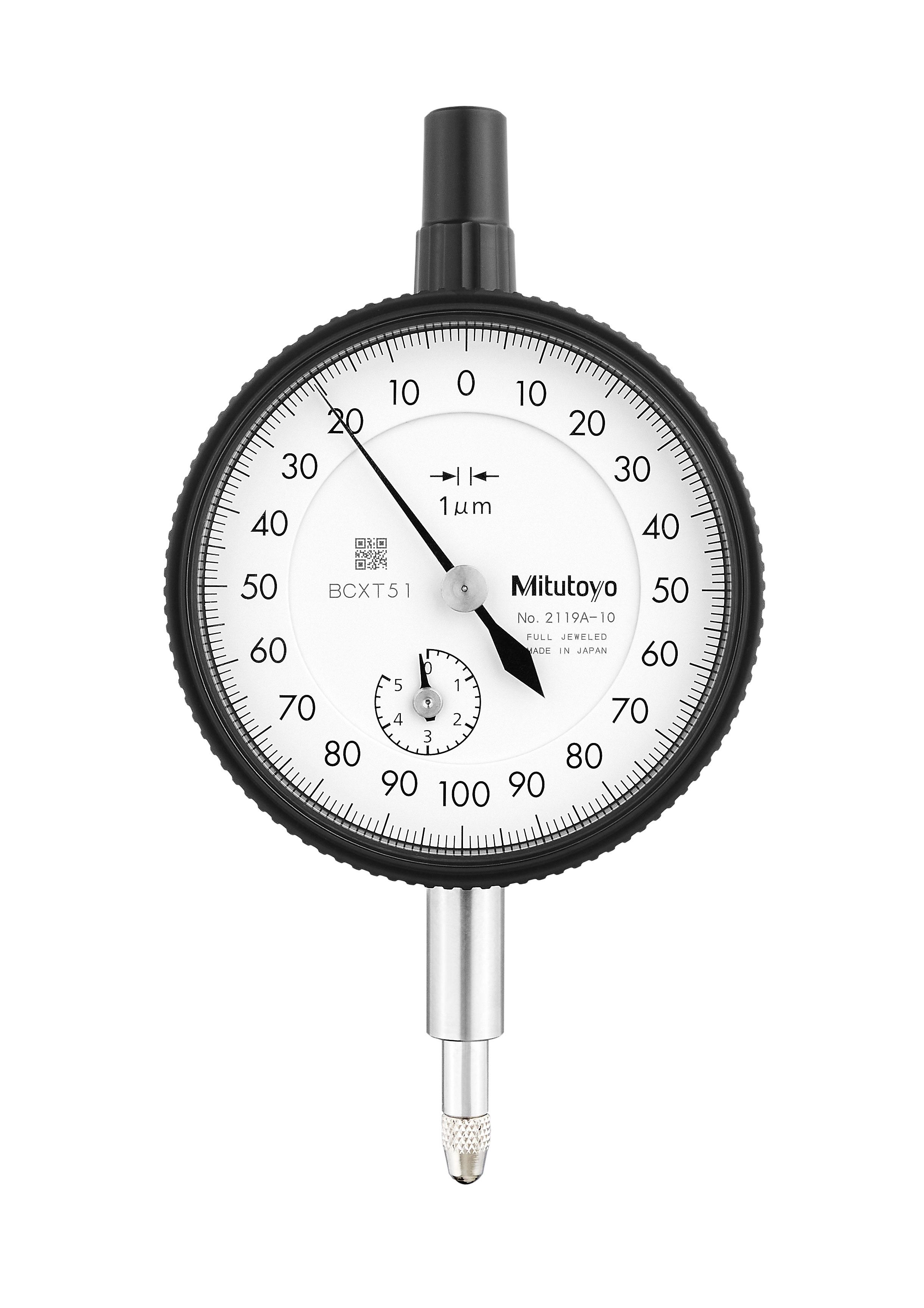 Mitutoyo, 2119A-10, DIAL INDICATOR .001MM/5MM 0-100-0