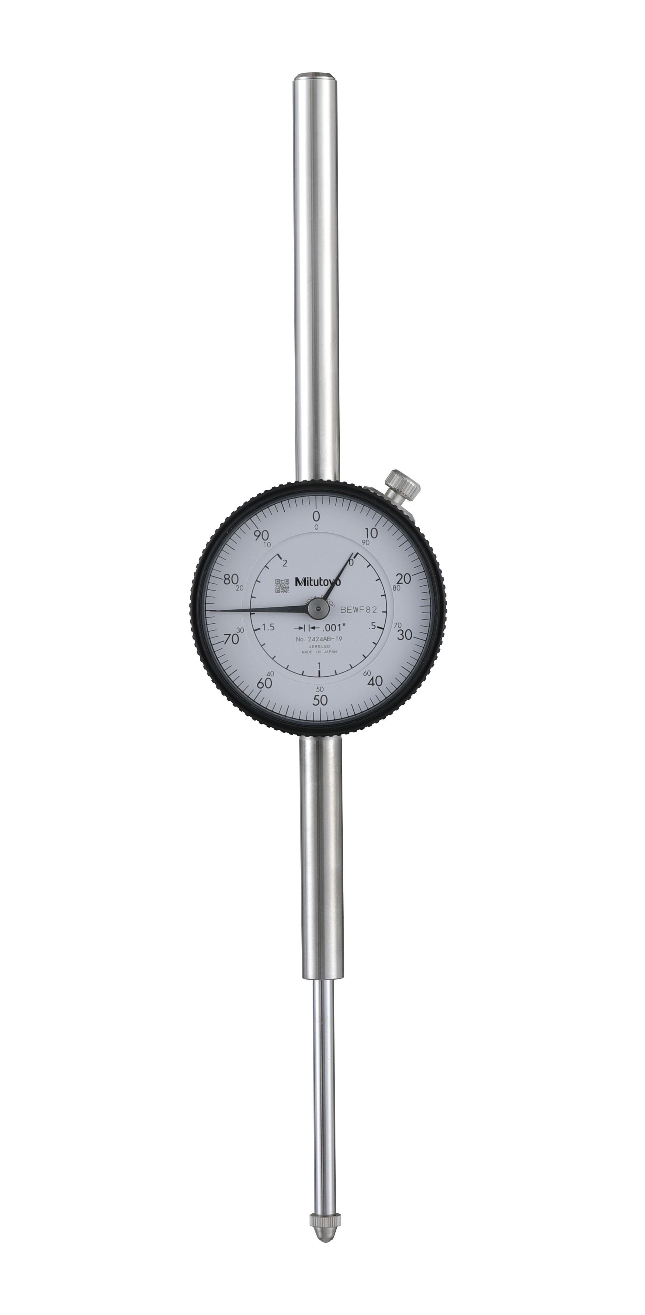 Mitutoyo, 2424AB-19, DIAL INDICATOR, FB,  .001-2 In