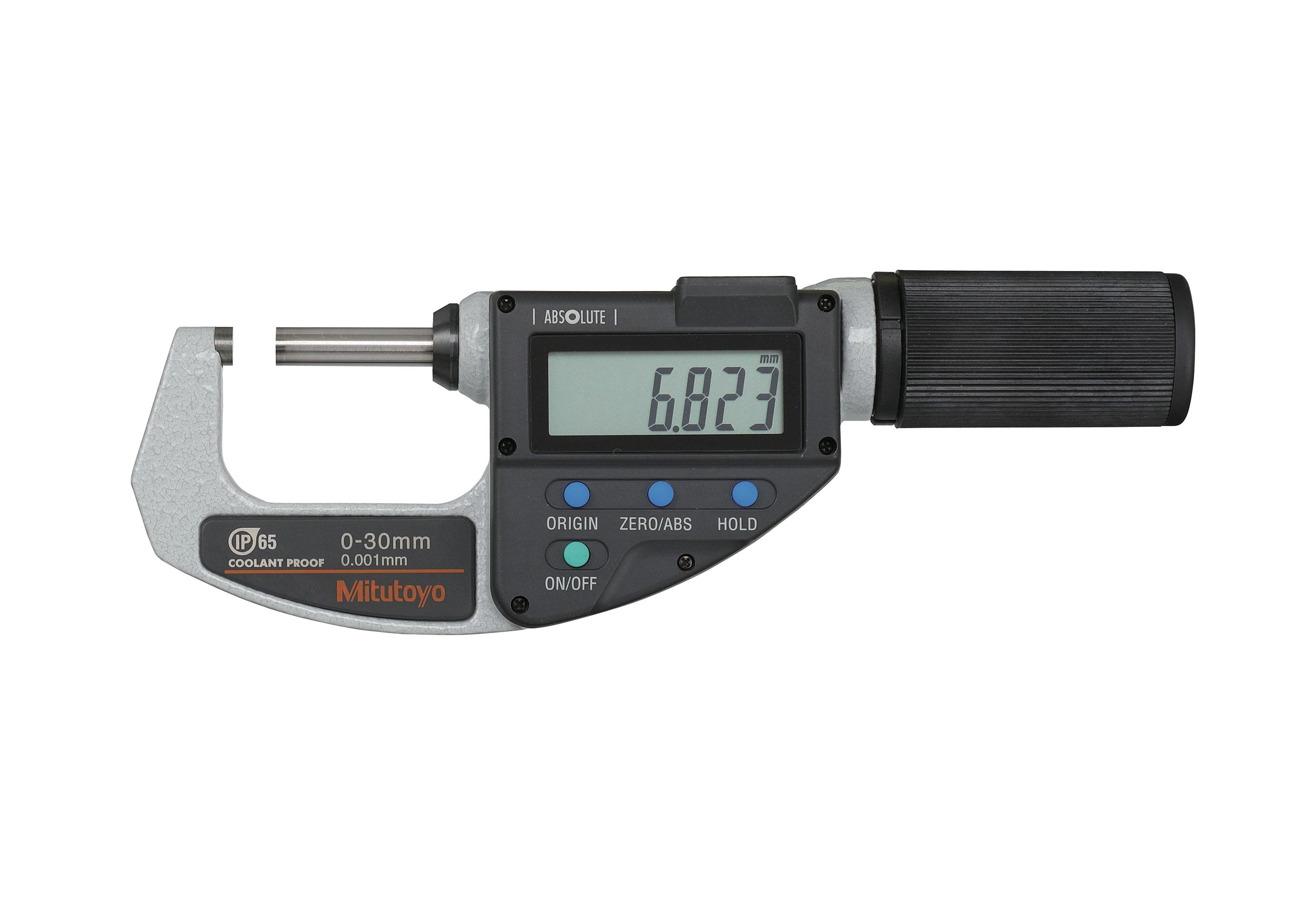 Mitutoyo, 293-666-20, QUICKMIKE MDQ-30M IP-54 0-30MM 0.001MM W/SPC