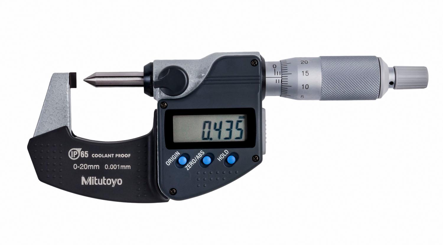Mitutoyo, 342-271-30, MICROMETER, CRIMP HEIGHT, 0-20MM, 0.001MM, IP65
