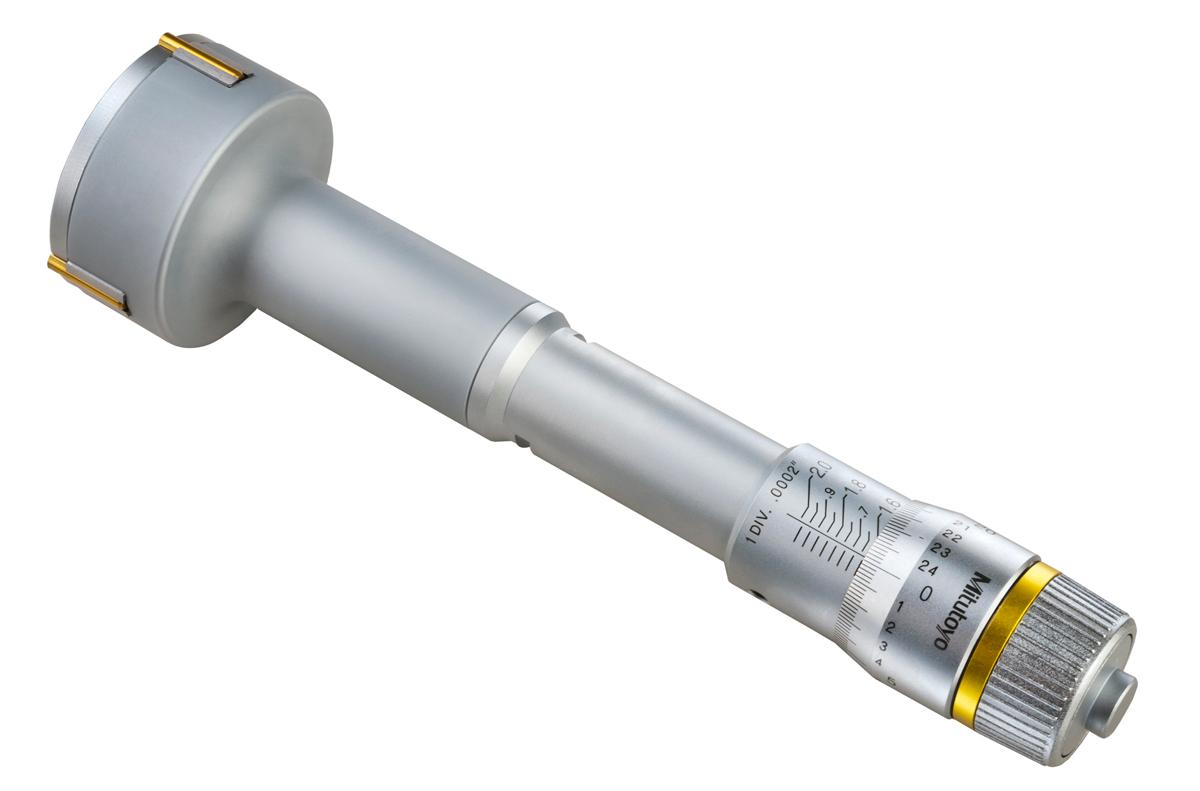 Mitutoyo, 368-269, 1.6-2 In, .0002 In, Holtest, Titanium Nitride Coated Contact Points, Ratchet Stop