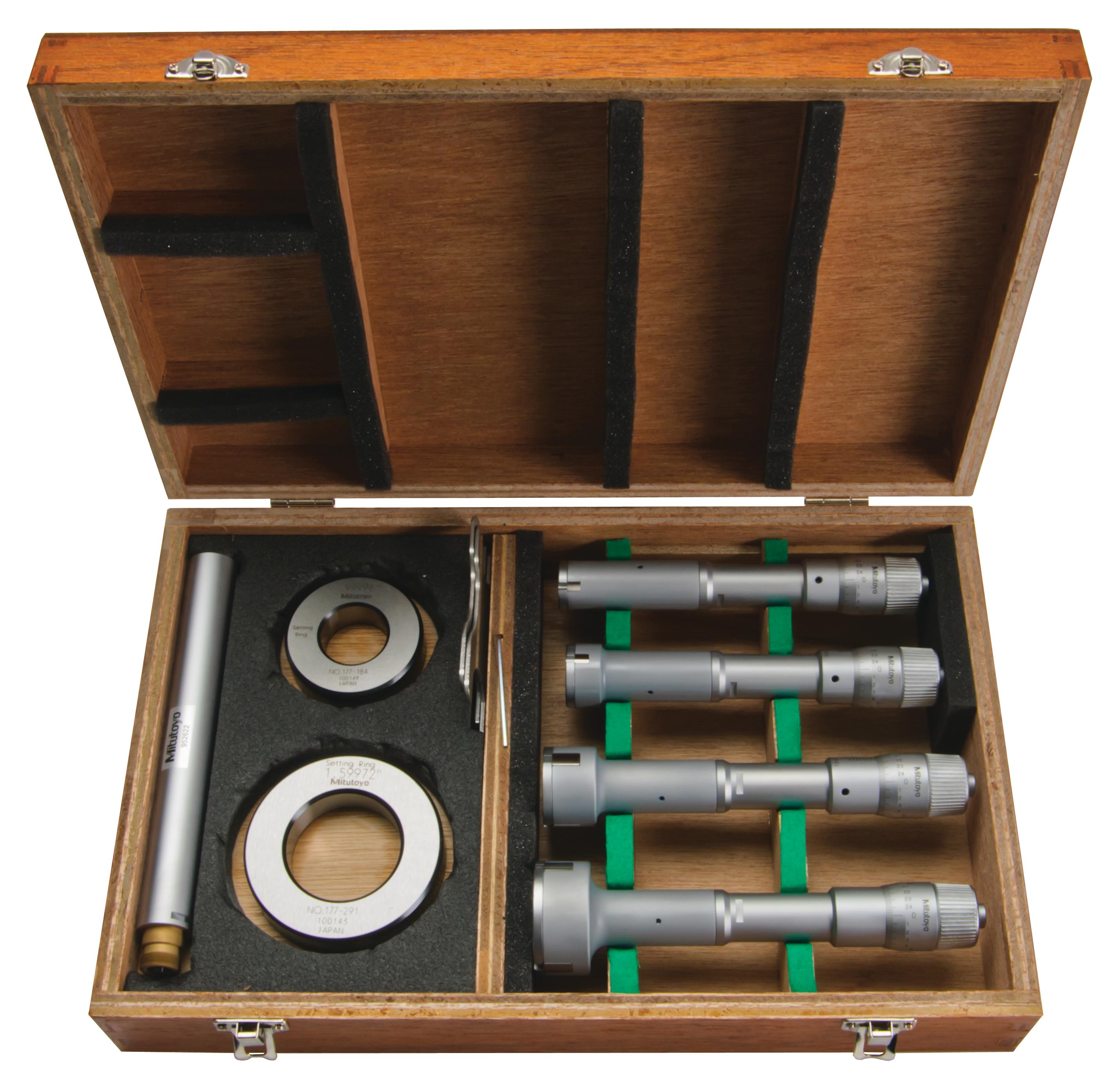 Mitutoyo, 368-996, HOLTEST, SET, TYPE II, R, 0.8 - 2 In