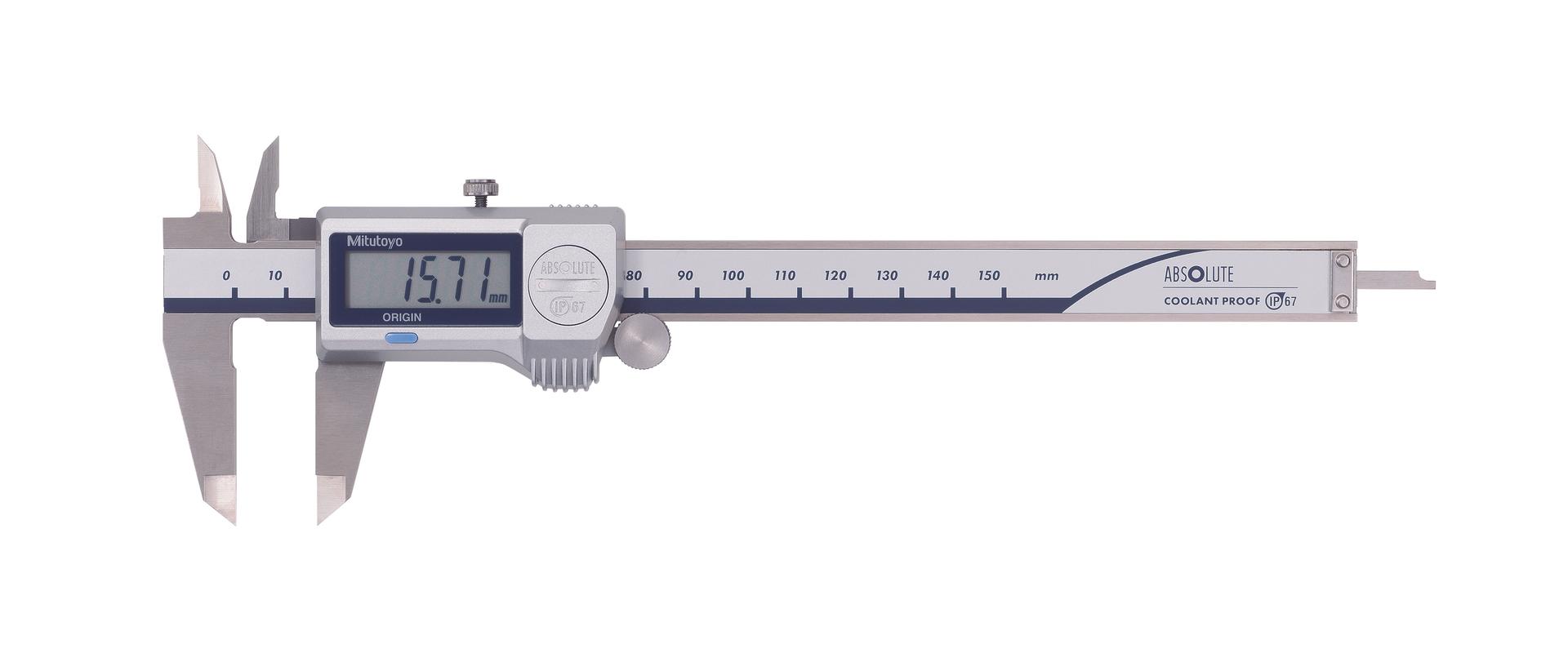 Mitutoyo, 500-702-20, 0-150mm, 0.01mm, IP67 Absolute Coolant Proof Caliper, No Output