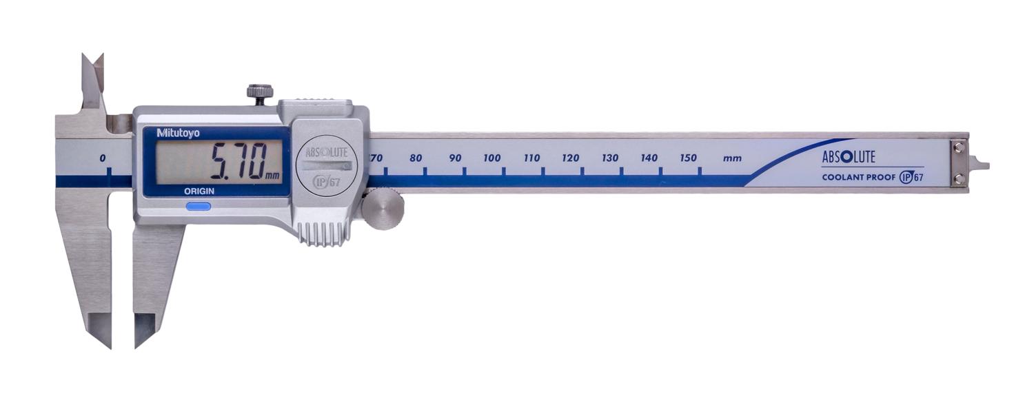 Mitutoyo, 500-712-20, CALIPER, DIGIMATIC, 0-150MM, IP67, 0.01MM, W/ SPC