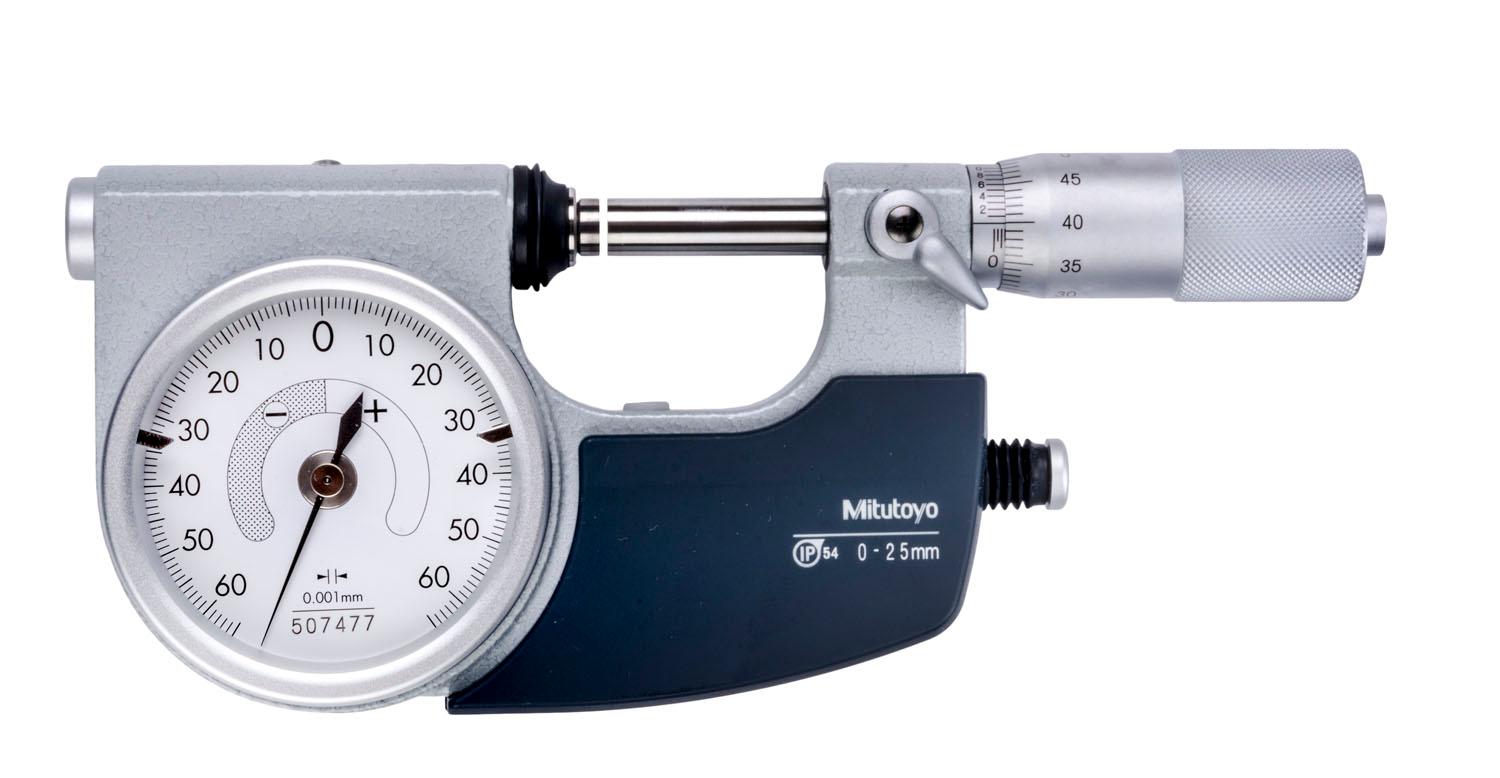 Mitutoyo, 510-121, INDICATING MIC 0-25MM 0.001MM