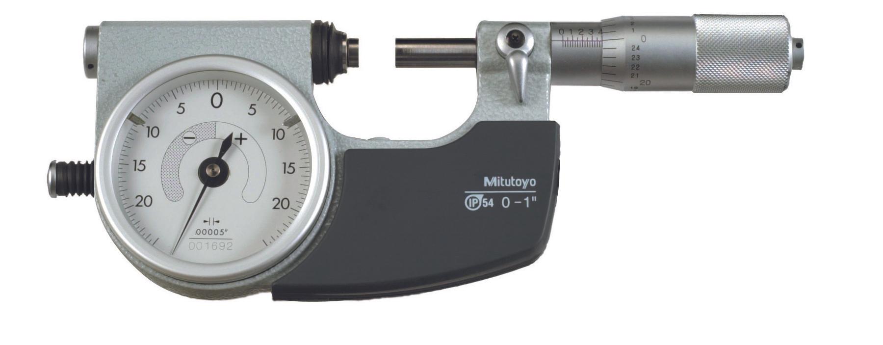 Mitutoyo, 510-151, INDICATING MIC, 0-1 In