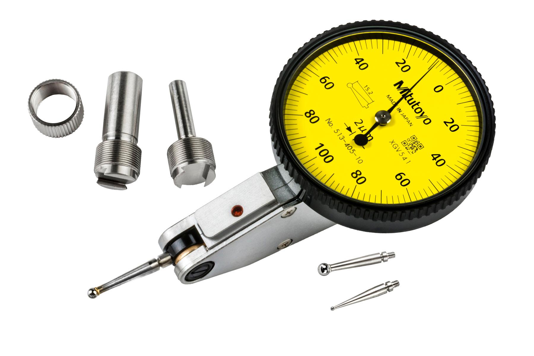 Mitutoyo, 513-405-10A, DIAL TI, MID SET, STANDARD, 0.2 MM, 0.002 MM GRAD, YELLOW DIAL