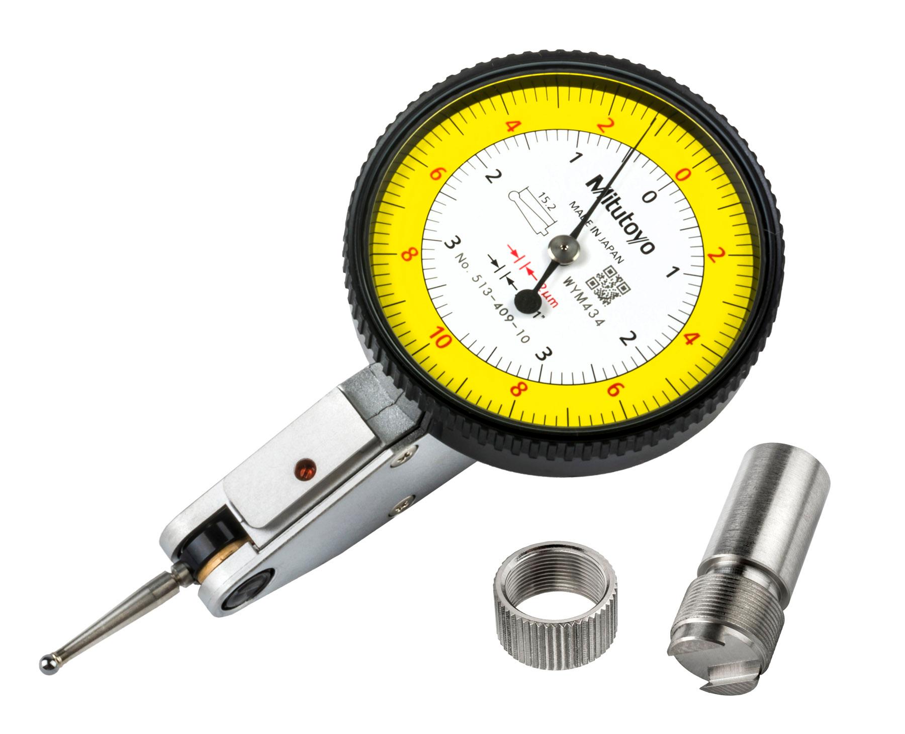 Mitutoyo, 513-409-10E, DIAL TI, BASIC SET, STANDARD, 0.2 MM/.0076 IN, 0.002 MM/.0001 IN GRAD, COMBO DIAL