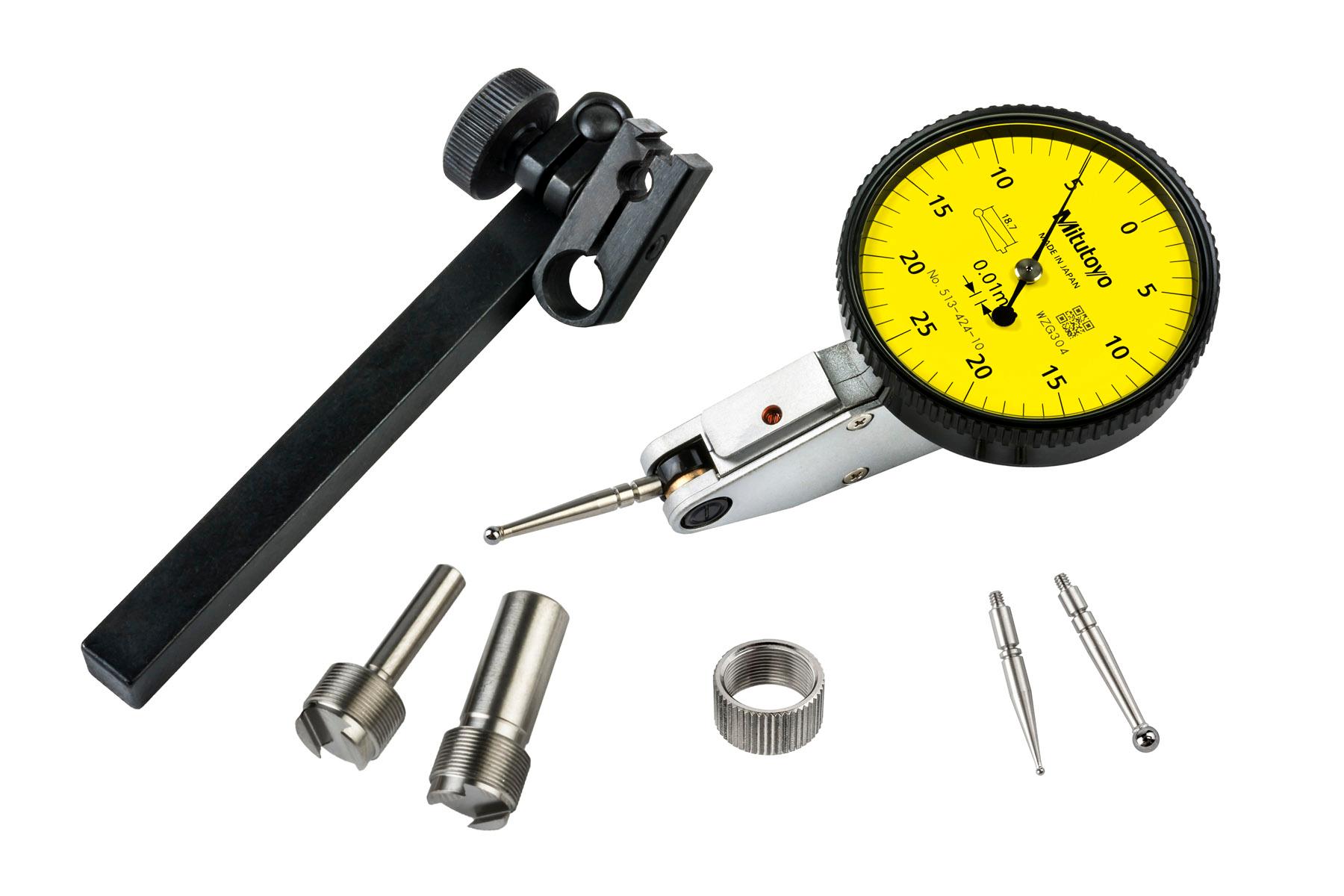Mitutoyo, 513-424-10T, DIAL TI, STANDARD, 0.5 MM, 0.01MM GRAD, YELLOW DIAL