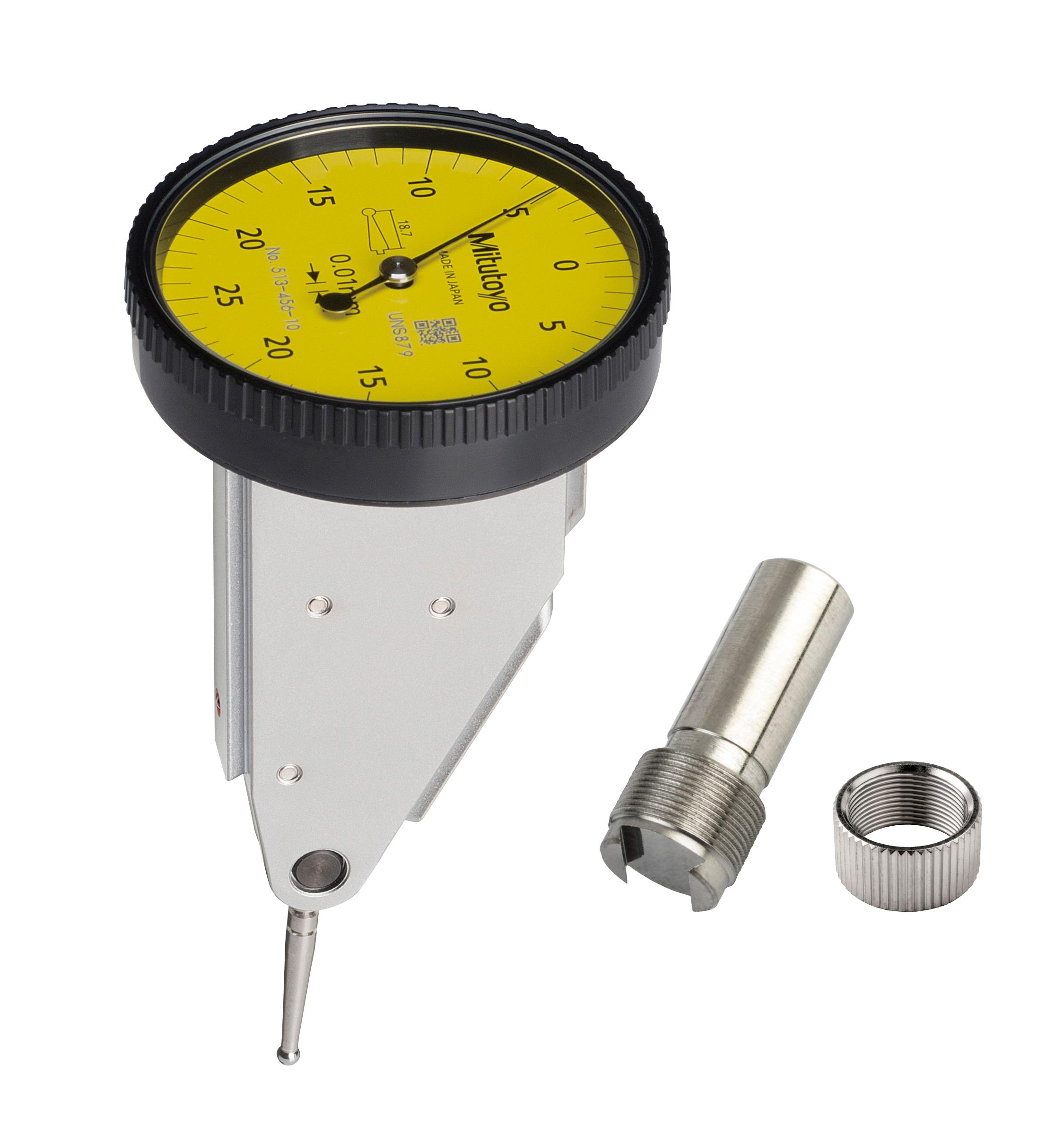 Mitutoyo, 513-456-10E, DIAL TI, BASIC SET, VERTICAL, 0.5 MM, 0.01MM GRAD, YELLOW DIAL