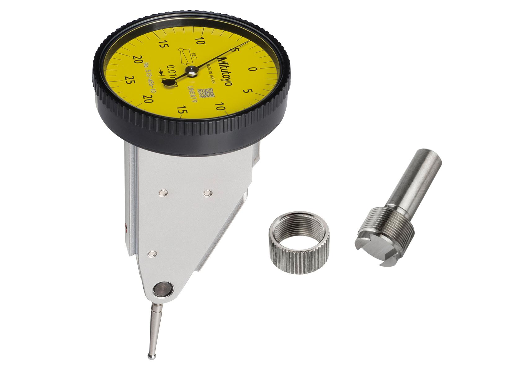 Mitutoyo, 513-456-10H, DIAL TI, VERTICAL, 0.5 MM, 0.01MM GRAD, YELLOW DIAL