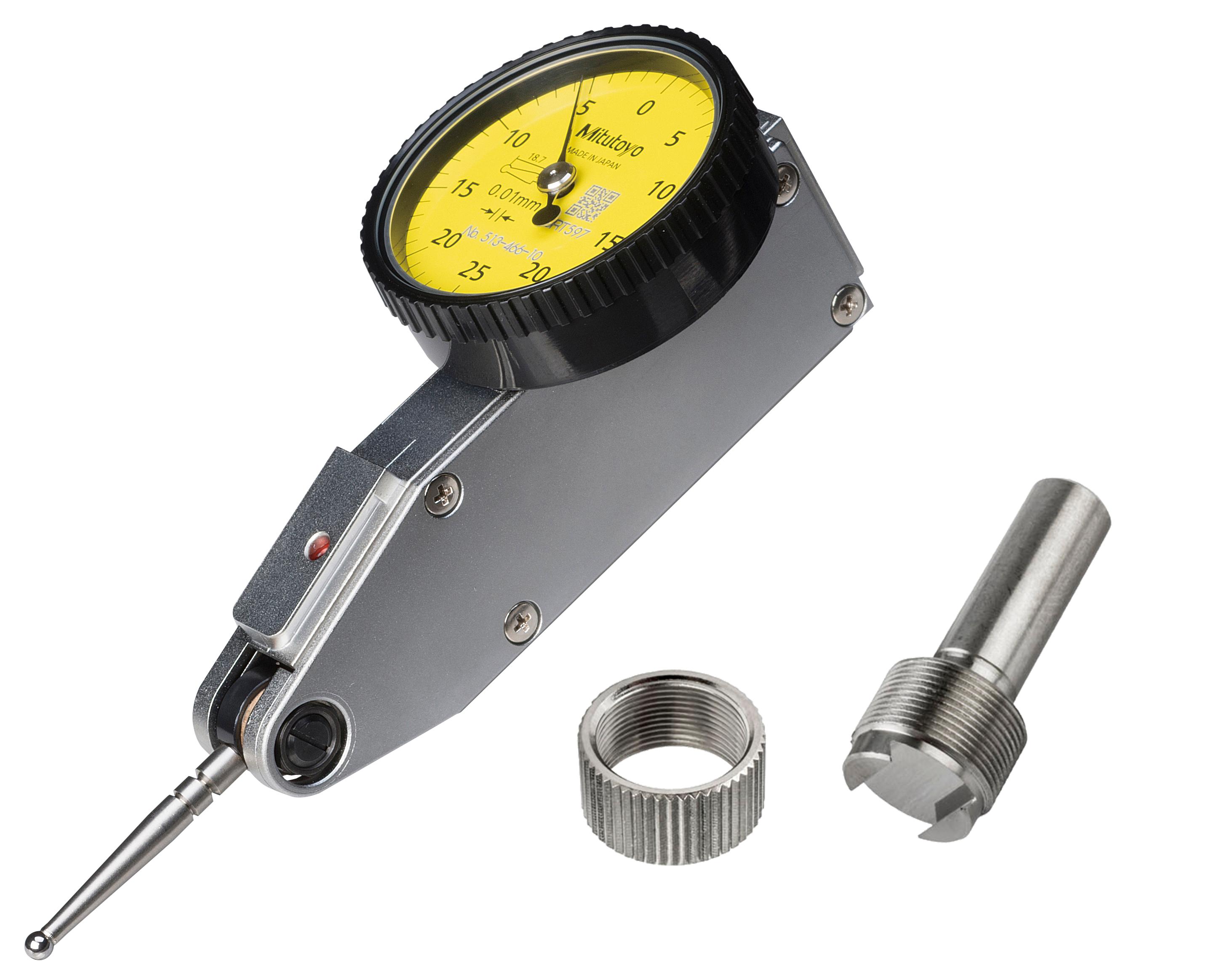 Mitutoyo, 513-466-10H, DIAL TI, STANDARD (COMPACT), 0.5 MM, 0.01MM GRAD, YELLOW DIAL