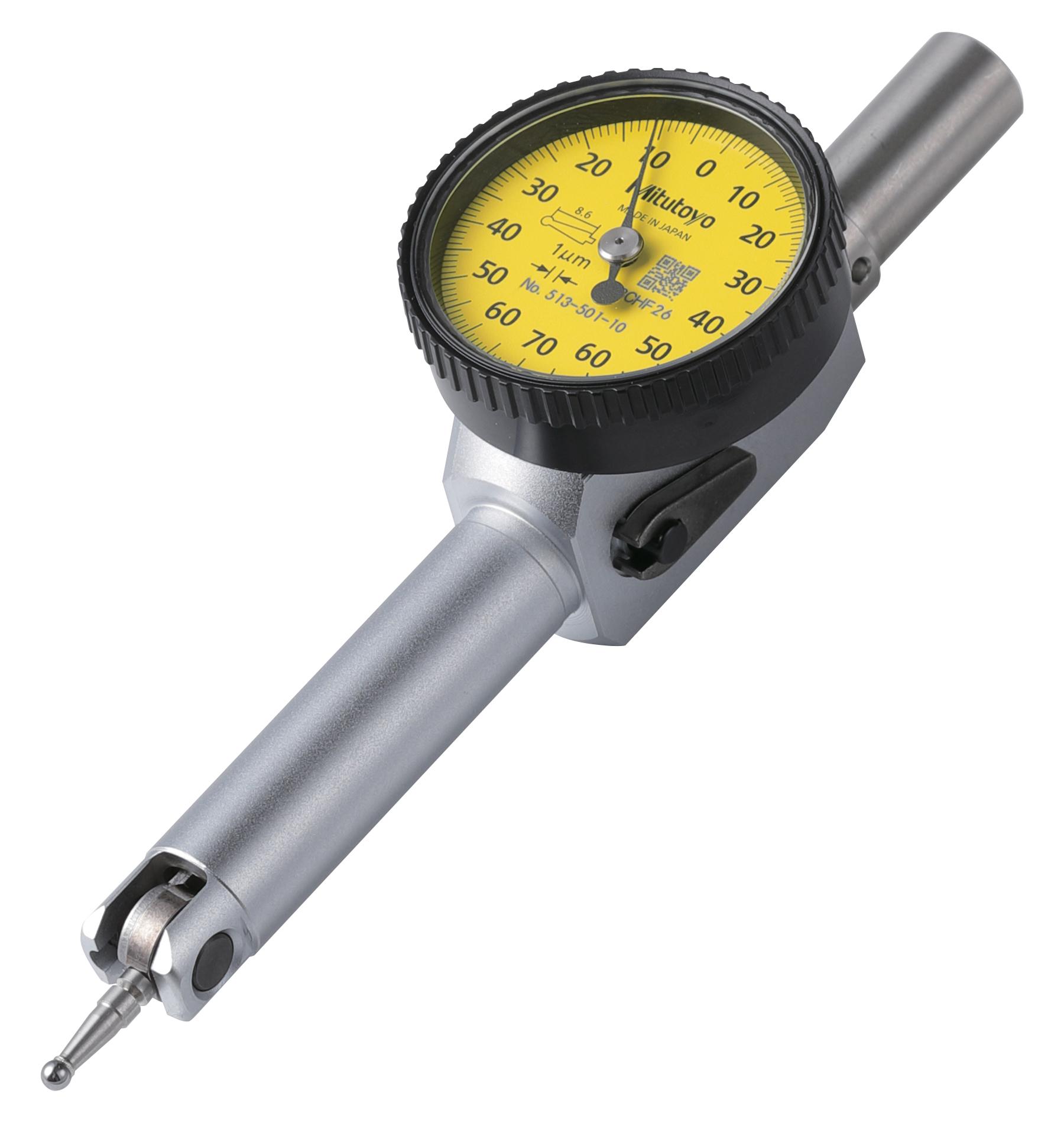 Mitutoyo, 513-501-10E, Dial Test Indicator, 0.14mm, 0.001mm, 0-70-0