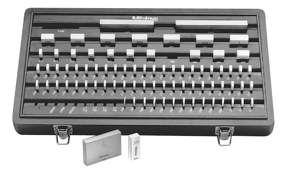 Mitutoyo, 516-301-26, 81 PC SET, IN, RECT, CERA, ASME 00