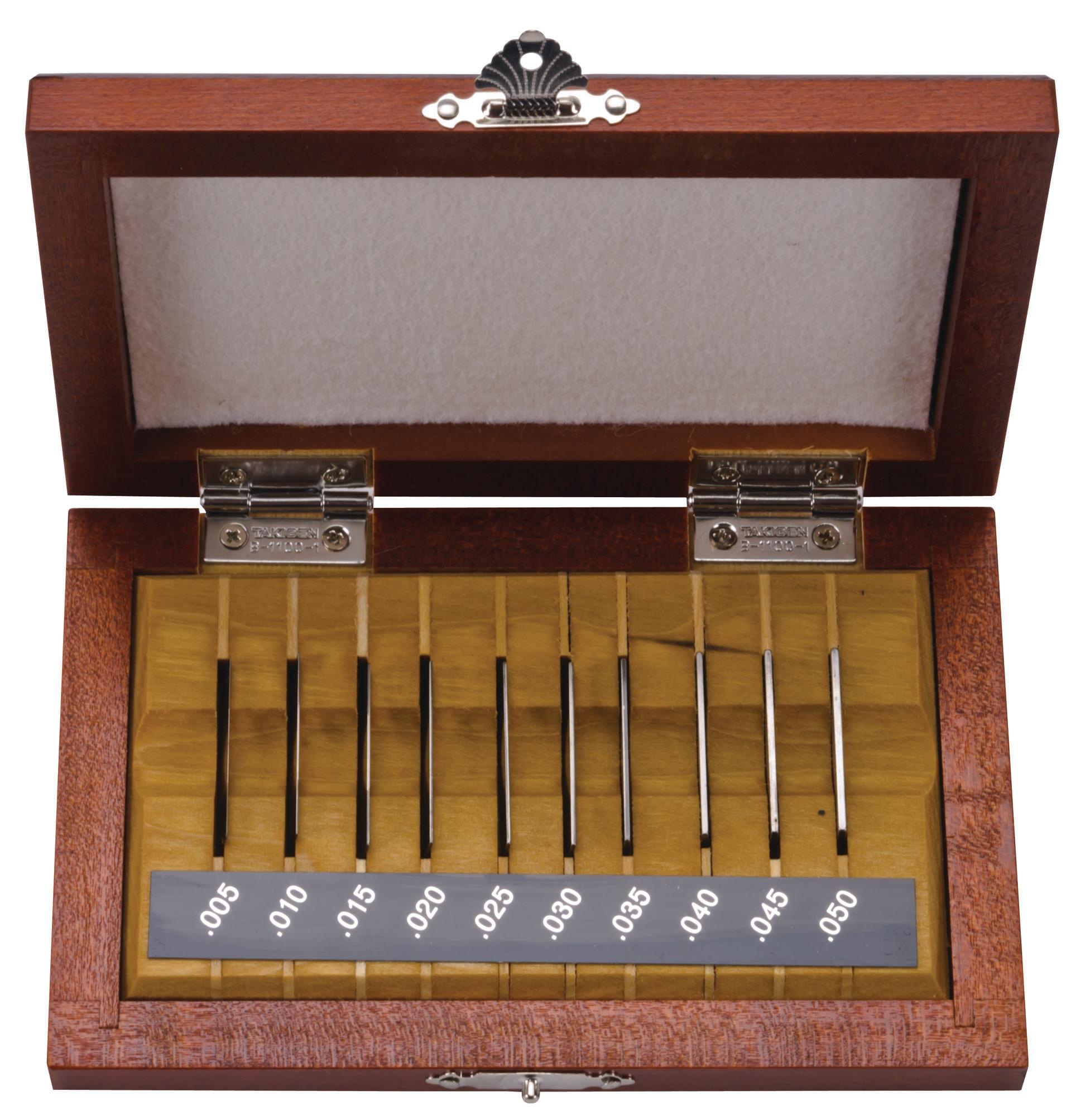 Mitutoyo, 516-926-26, Steel Rectangular Gage Block Set, Inch, 10 Blocks, ASME Grade 0